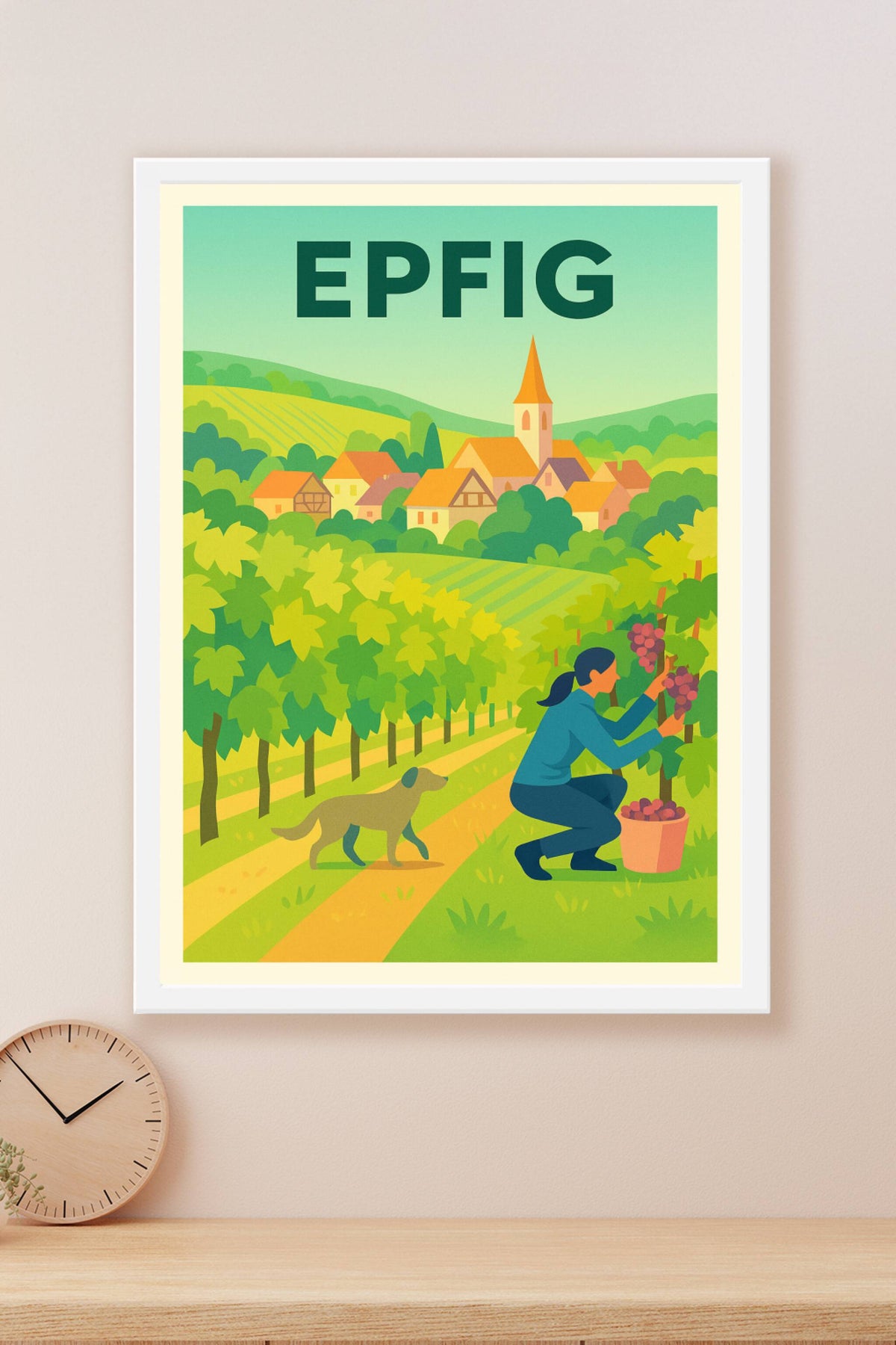 Affiche de Epfig - Charme et tradition viticole au cœur de l'Alsace