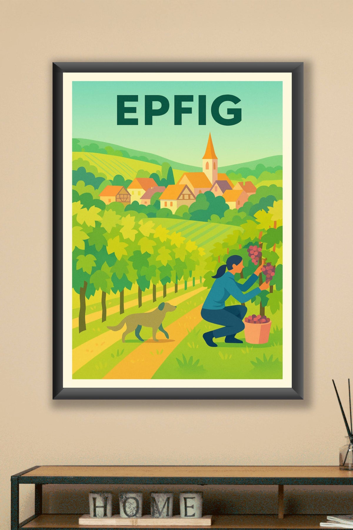 Affiche de Epfig - Charme et tradition viticole au cœur de l'Alsace