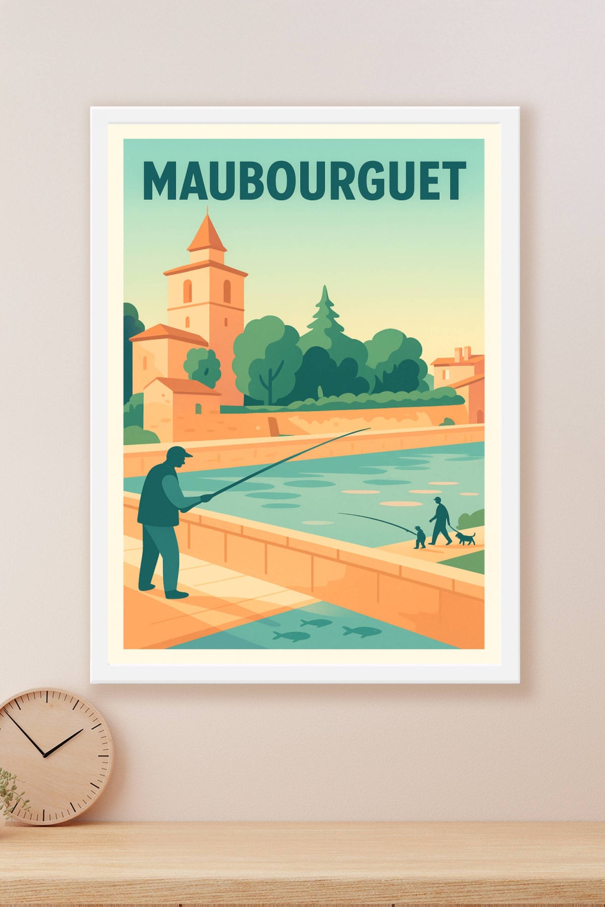 Affiche de Maubourguet - Charme paisible au fil de l'eau