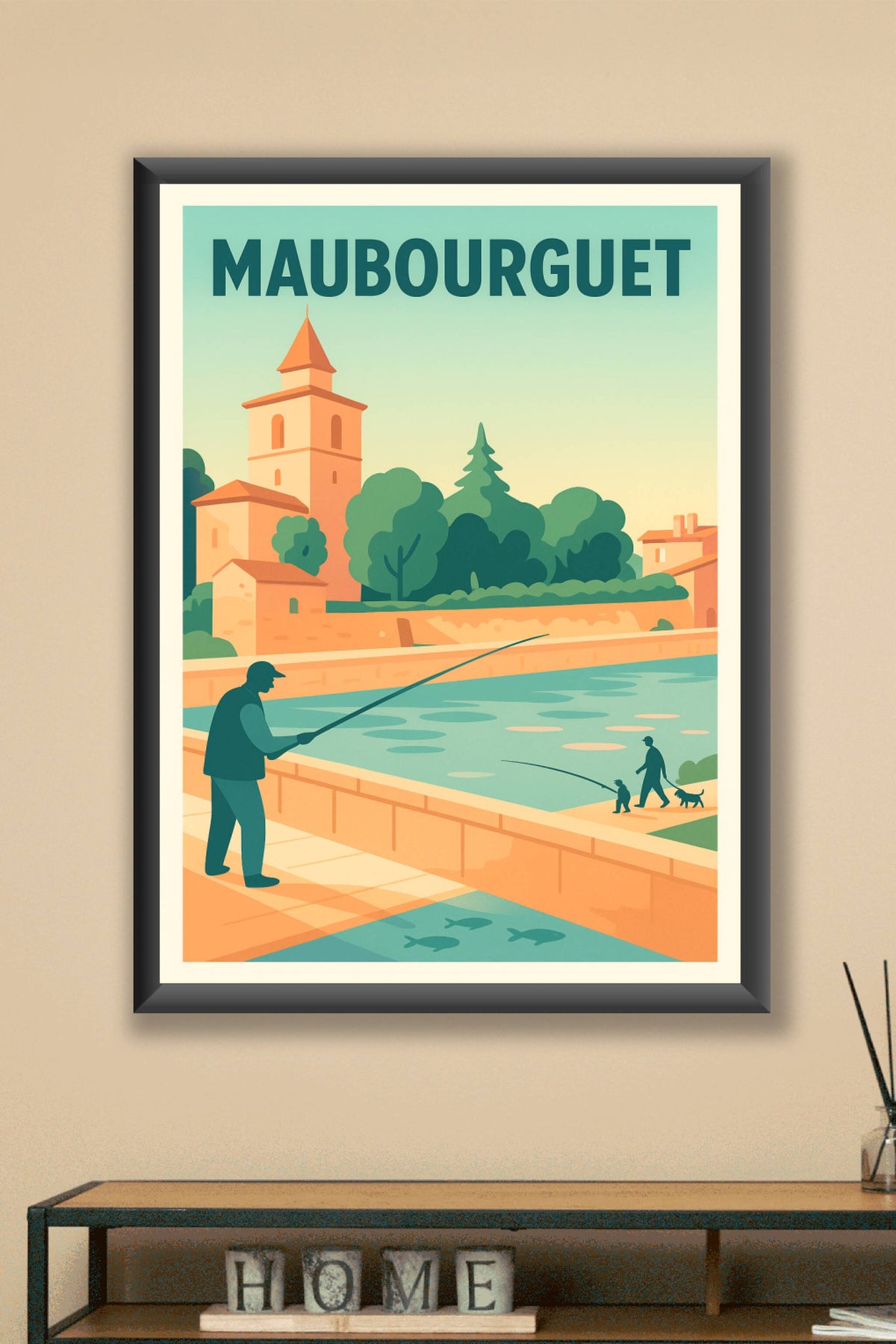 Affiche de Maubourguet - Charme paisible au fil de l'eau