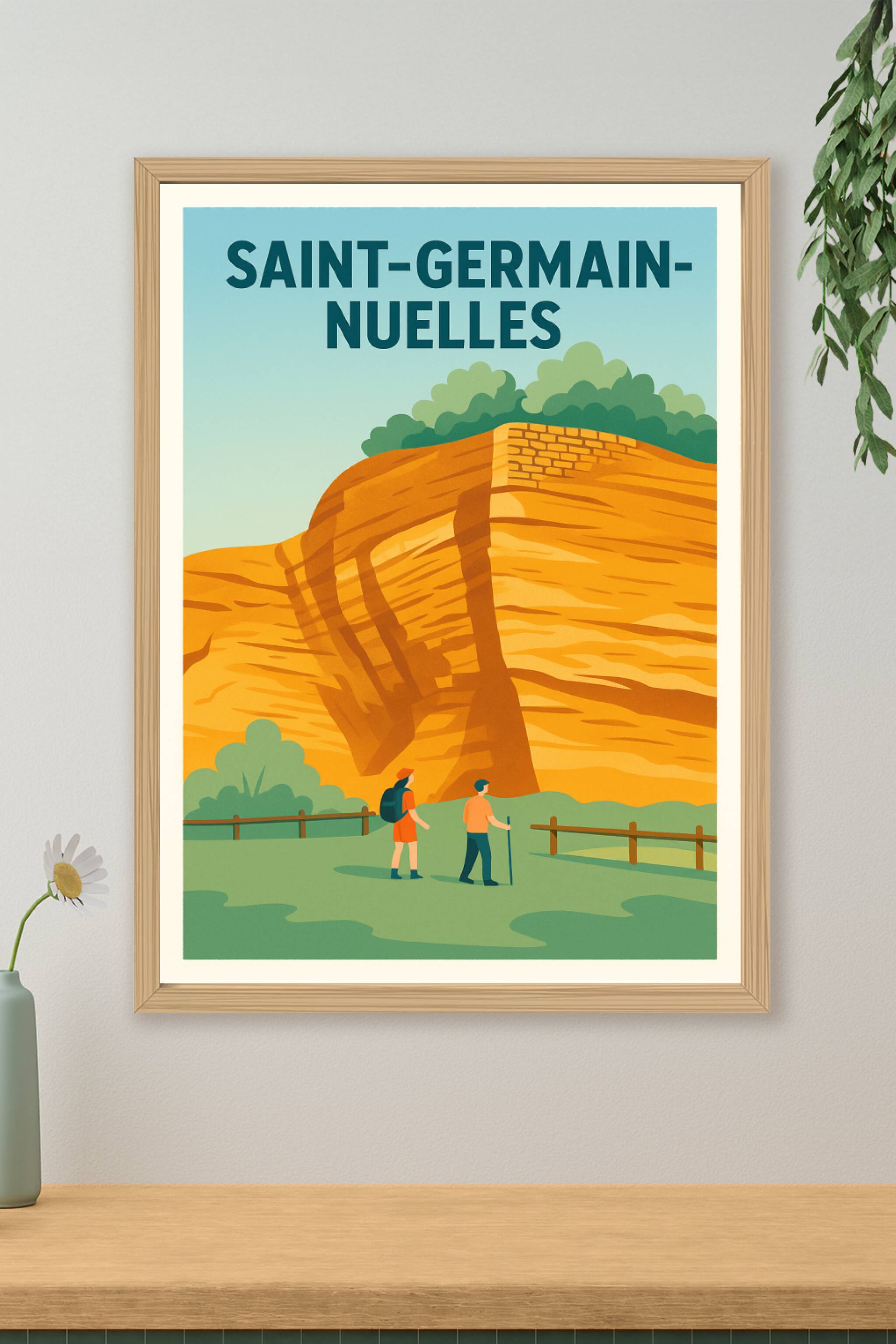 Affiche de Saint-Germain-Nuelles - L'émerveillement naturel à chaque pas