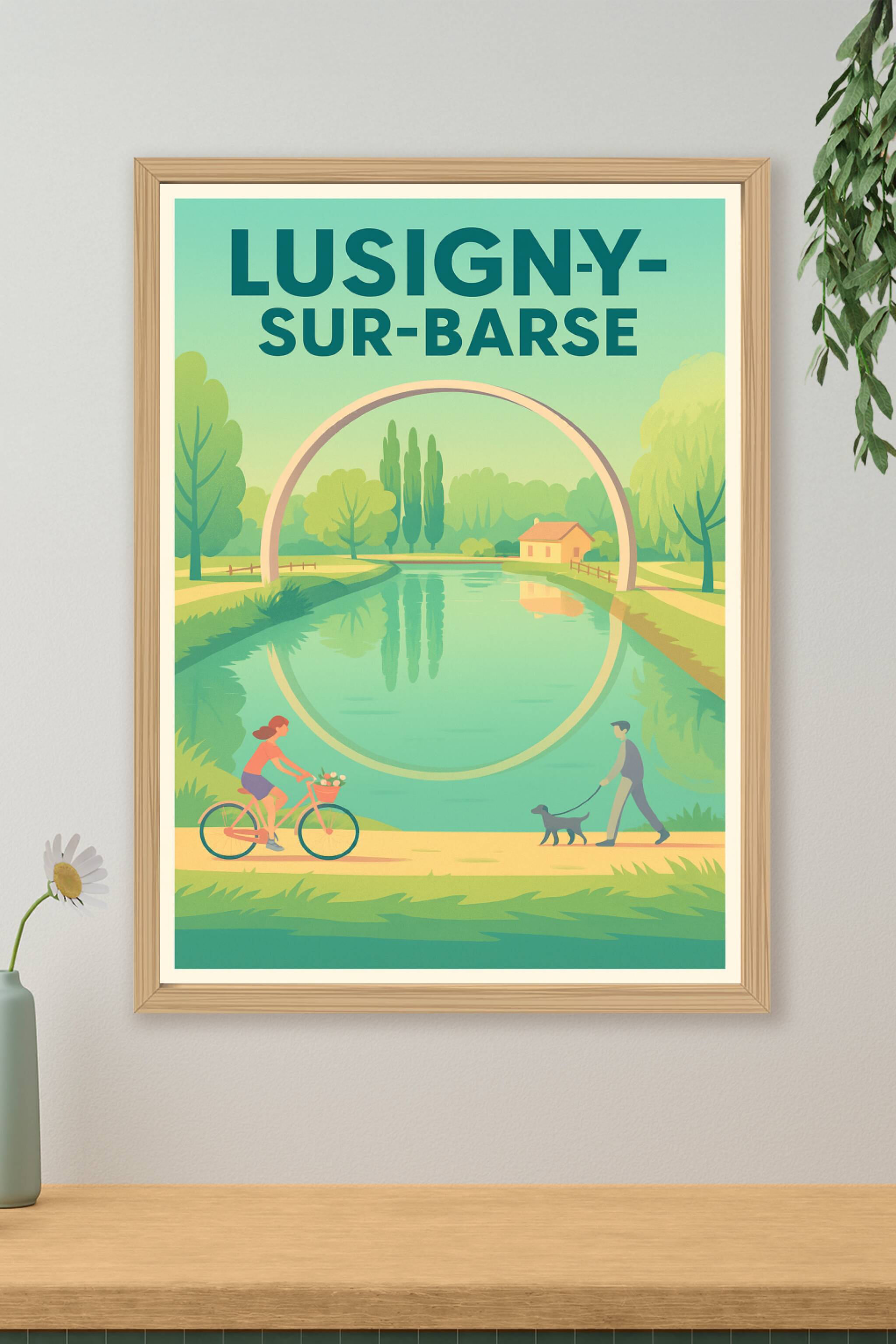 Affiche de Lusigny-sur-Barse - Charme et Sérénité au Bord de l'Eau