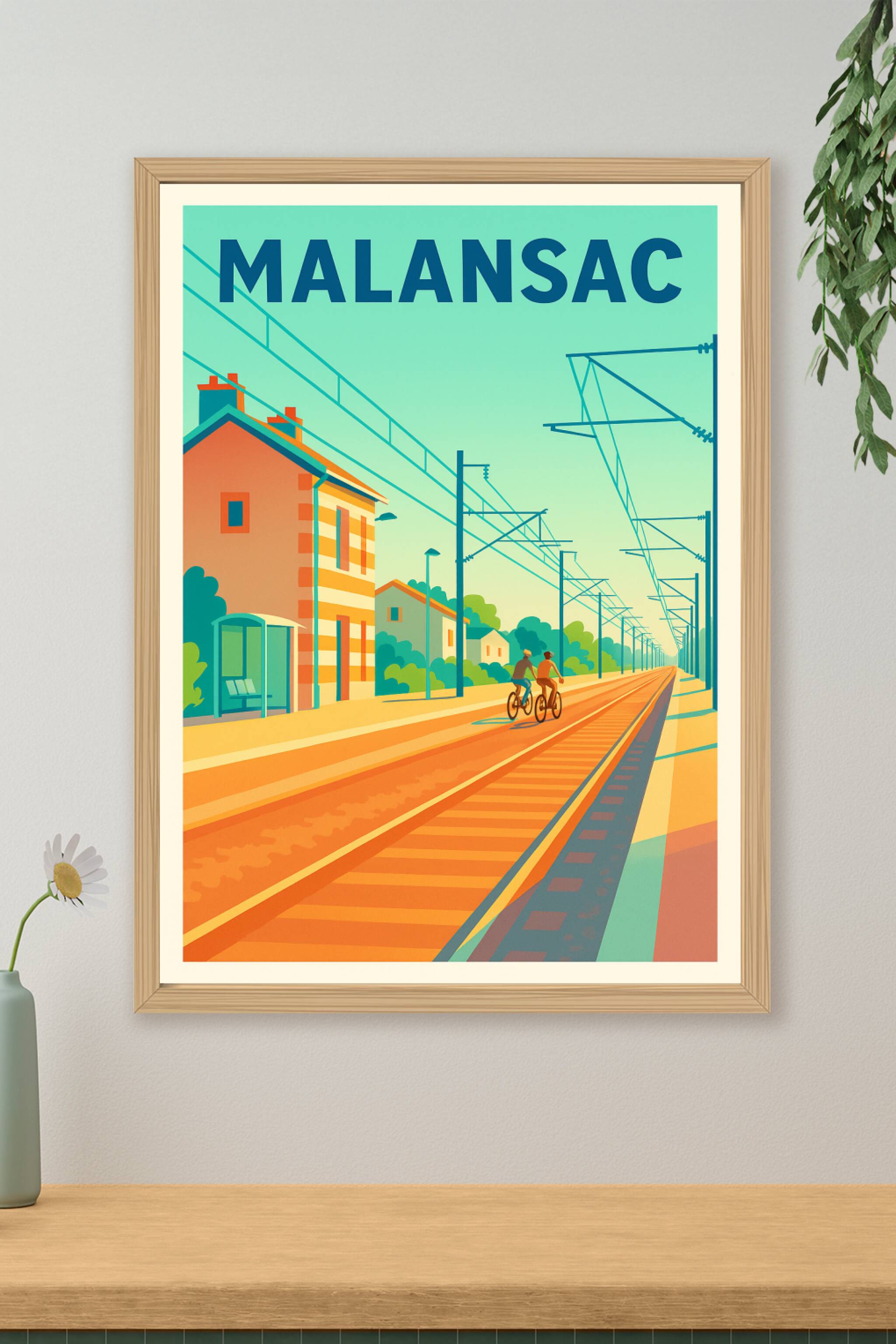 Affiche de Malansac - Une balade en douceur sur les rails du quotidien