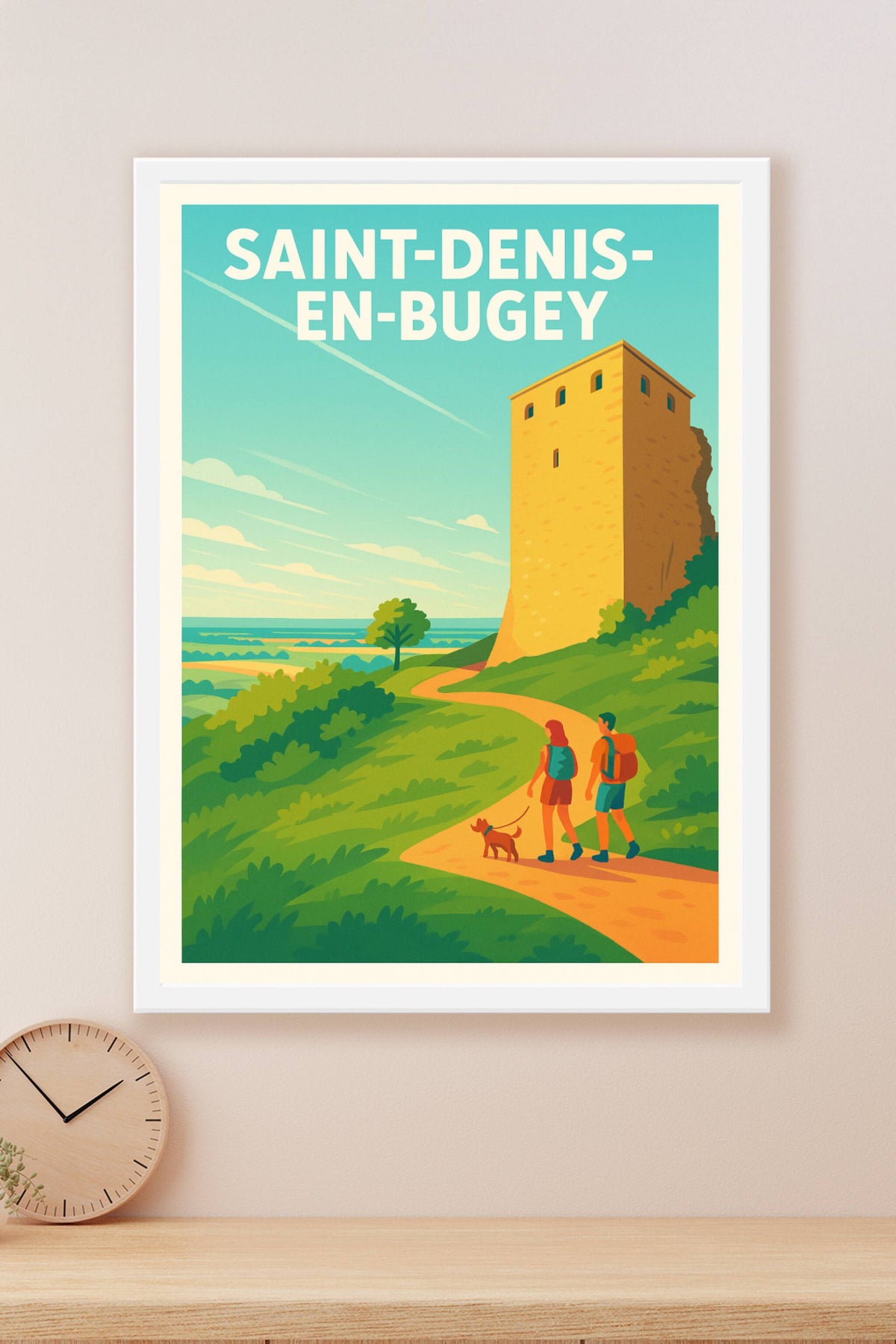 Affiche de Saint-Denis-en-Bugey - Une escapade bucolique au cœur de la nature