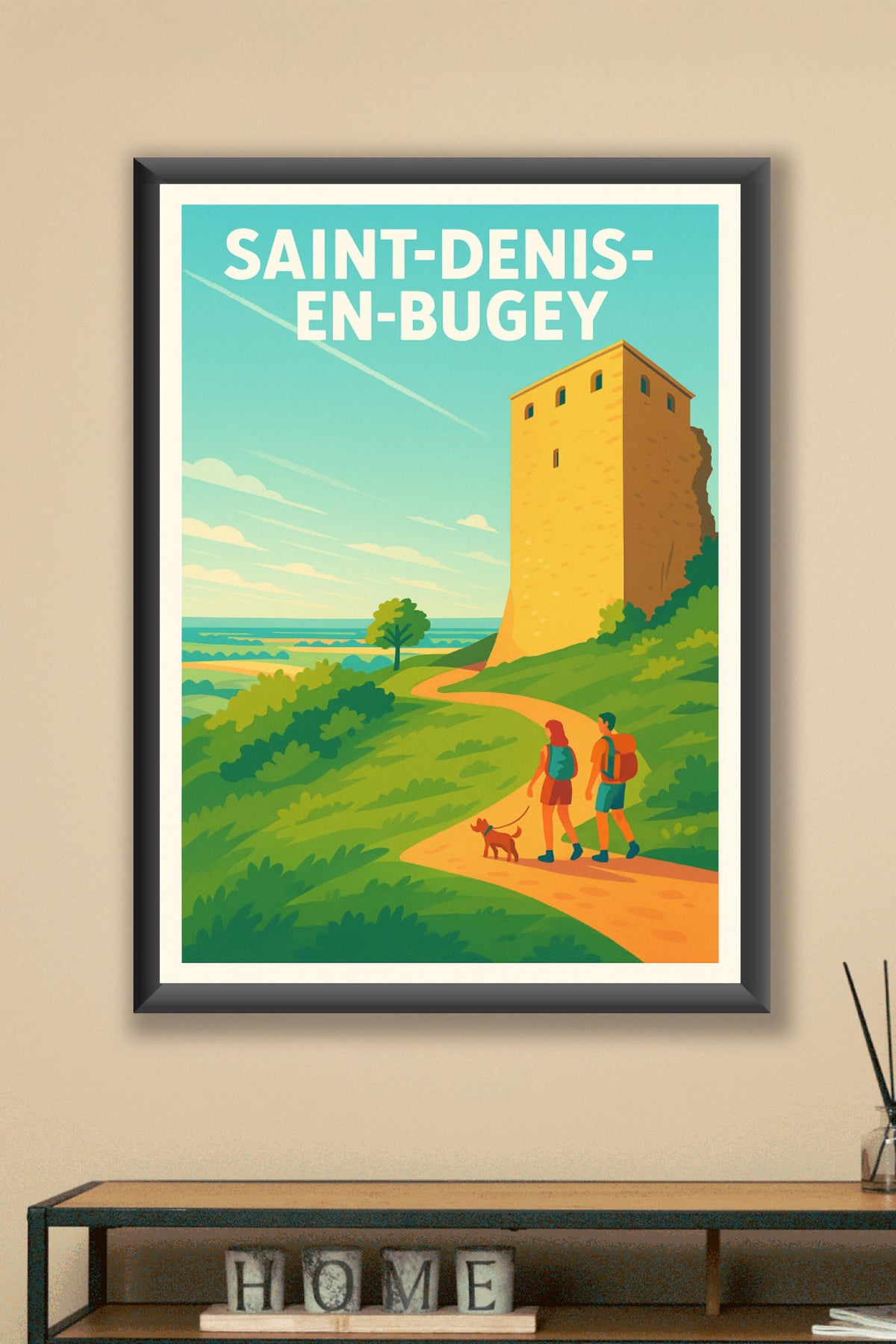 Affiche de Saint-Denis-en-Bugey - Une escapade bucolique au cœur de la nature