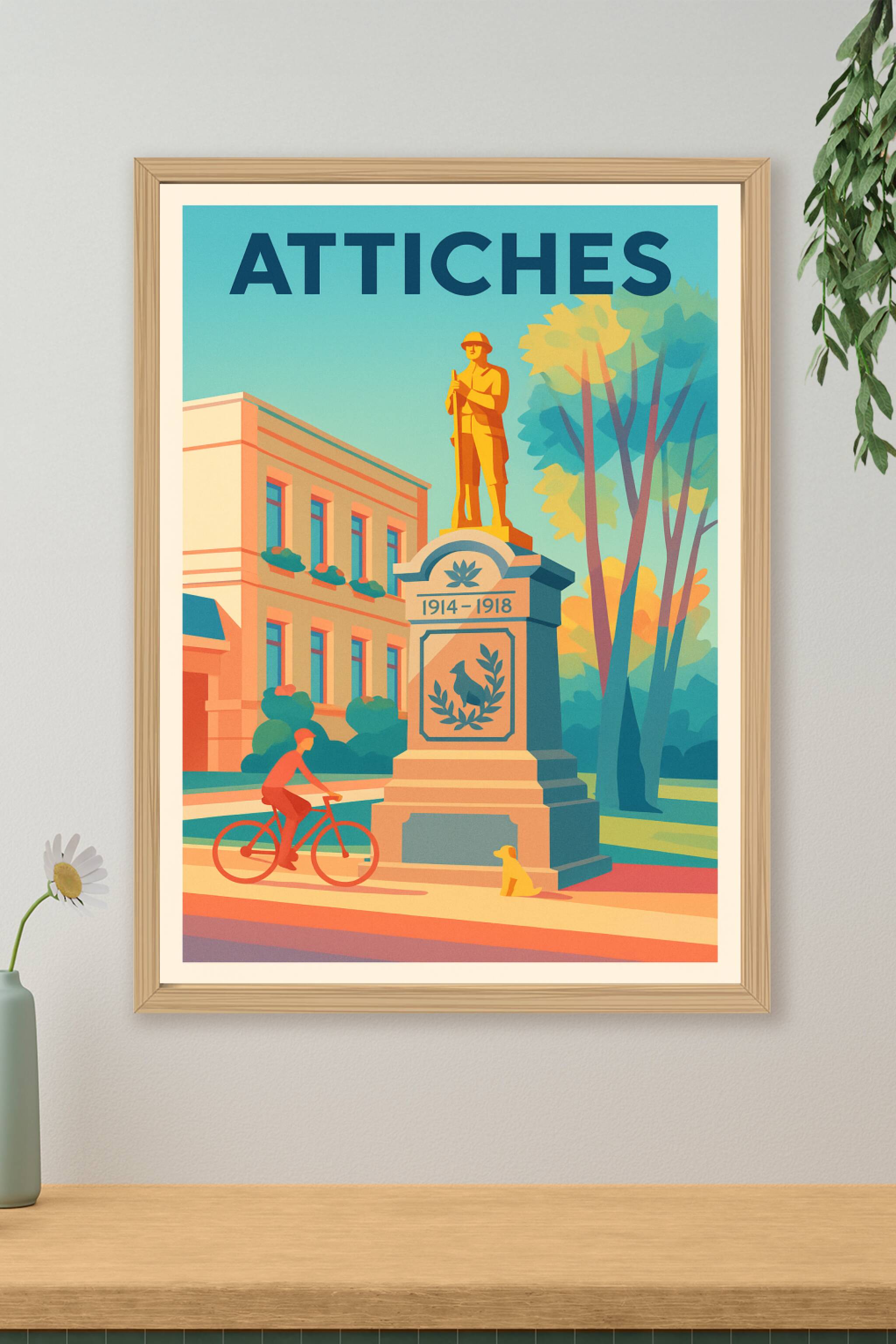 Affiche de Attiches - Charme et mémoire au cœur de la ville