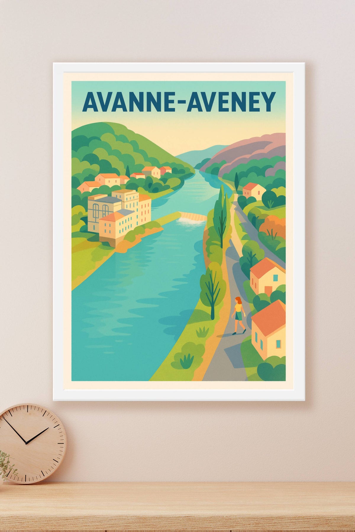 Affiche de Avanne-Aveney - Sérénité au fil de l'eau
