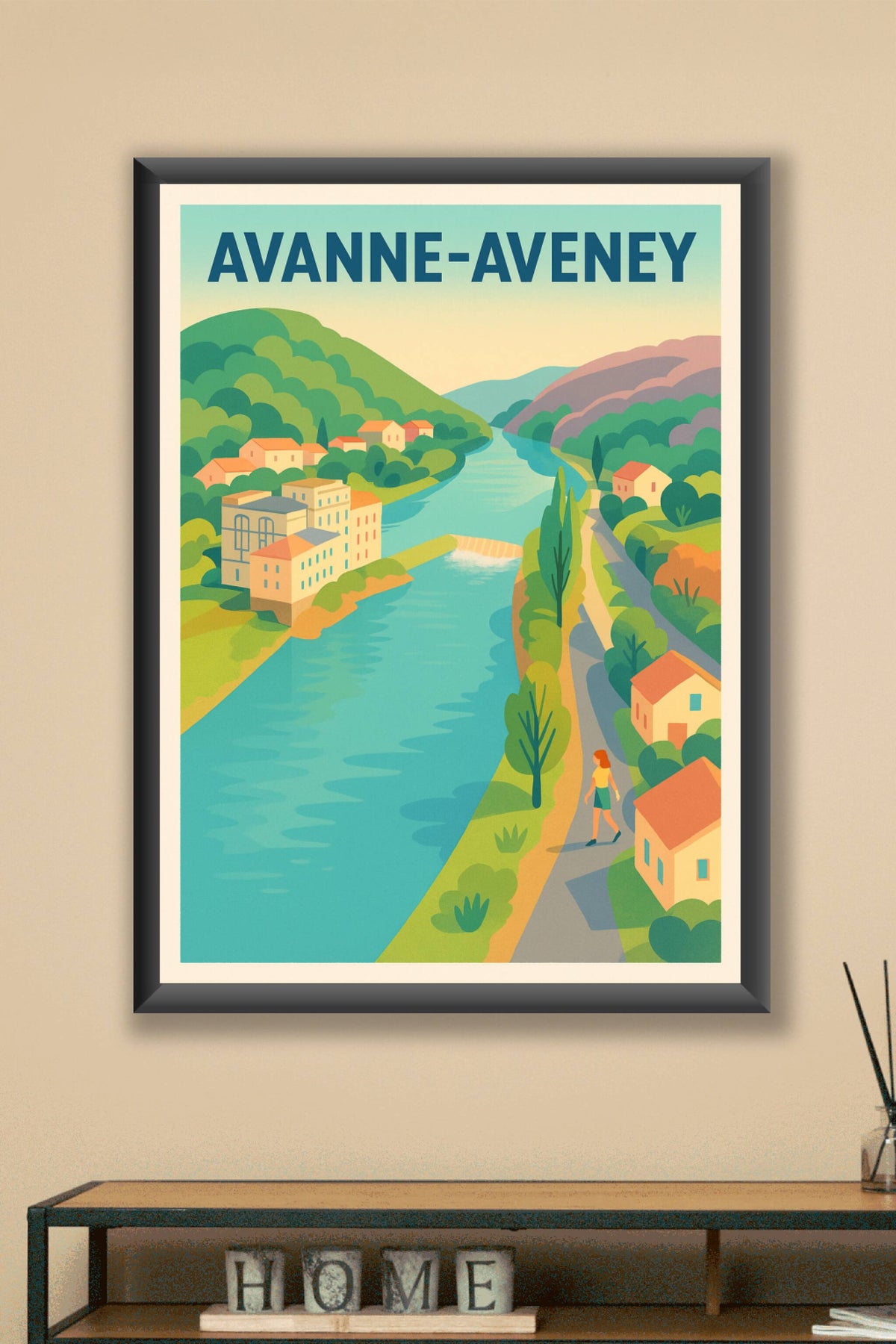 Affiche de Avanne-Aveney - Sérénité au fil de l'eau