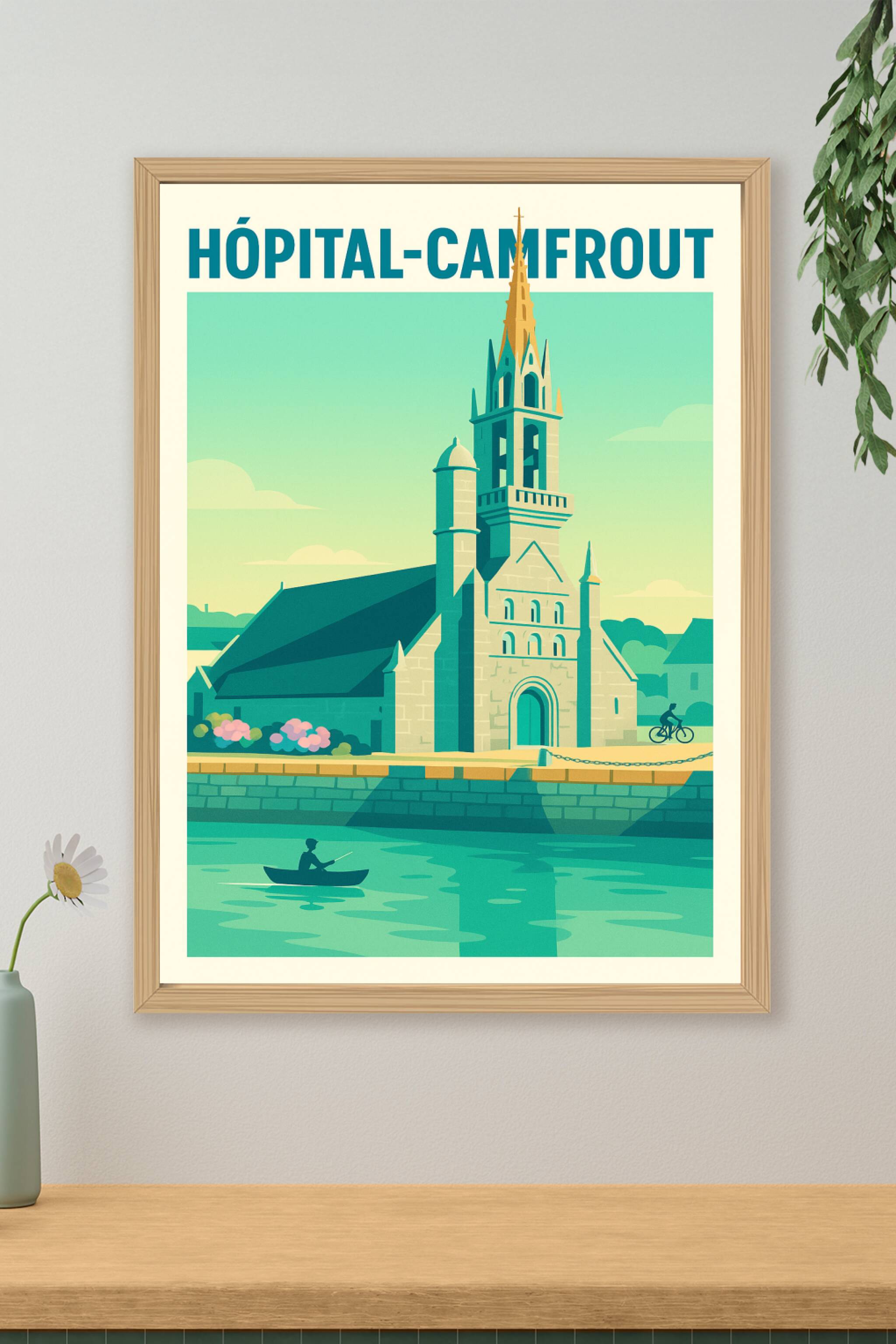 Affiche de Hôpital-Camfrout - Sérénité au fil de l'eau