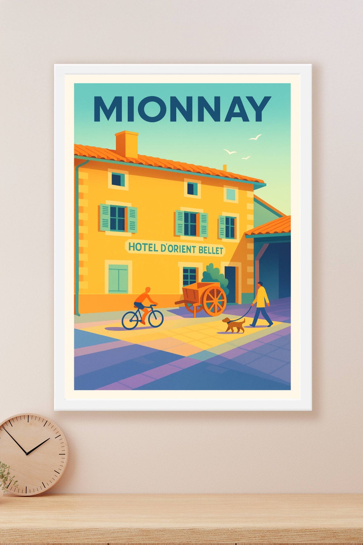 Affiche de Mionnay - Un coin de charme authentique
