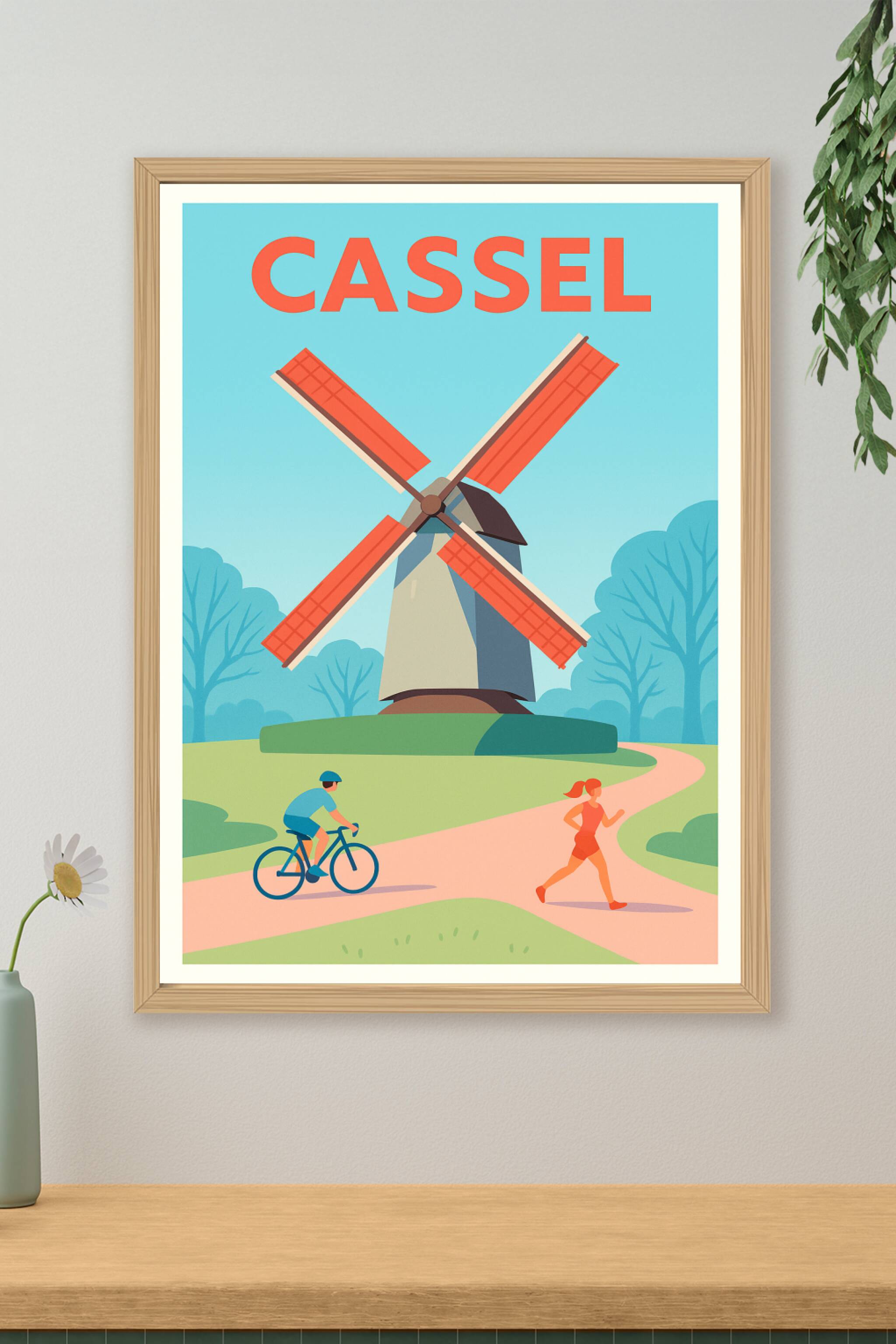 Affiche de Cassel - L'Esprit Champêtre et Dynamique