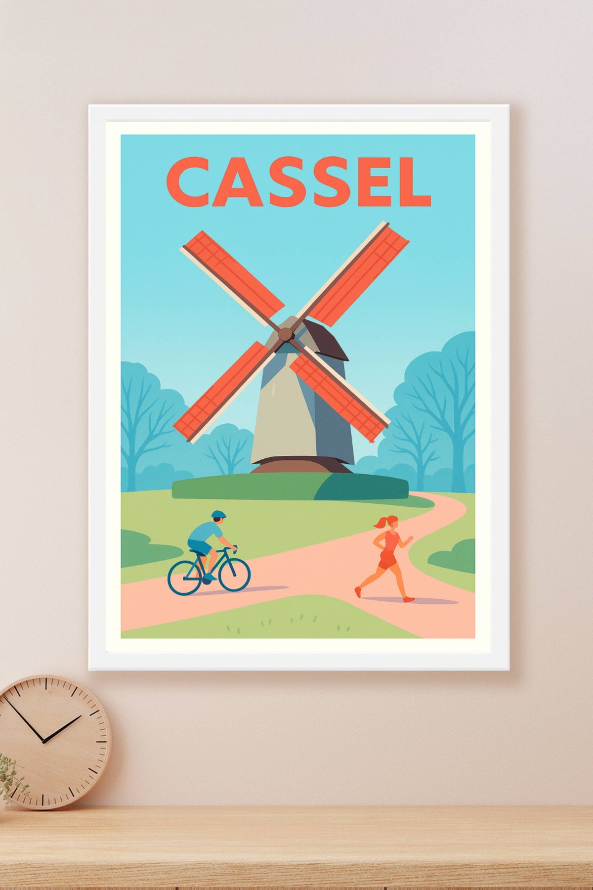 Affiche de Cassel - L'Esprit Champêtre et Dynamique