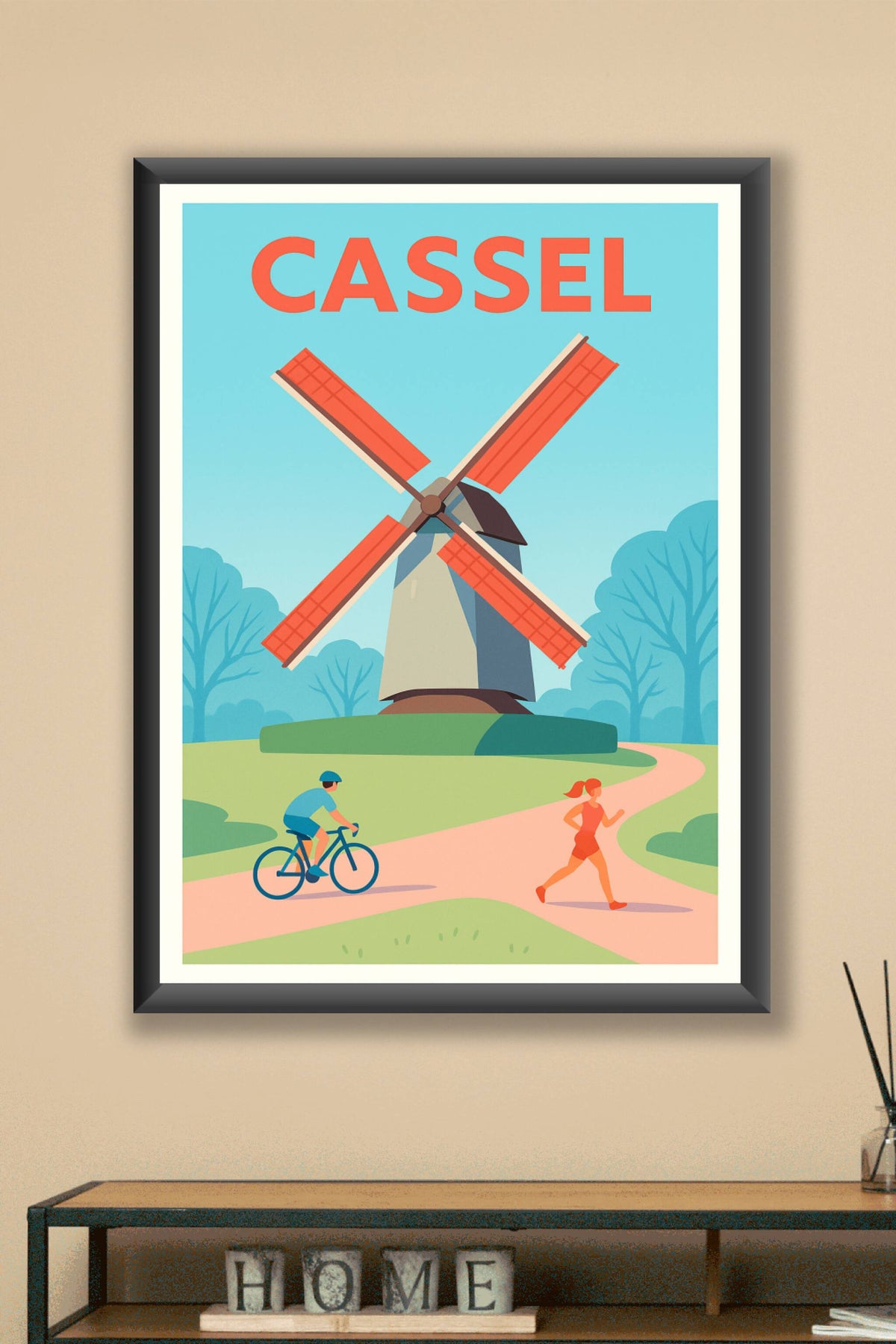 Affiche de Cassel - L'Esprit Champêtre et Dynamique