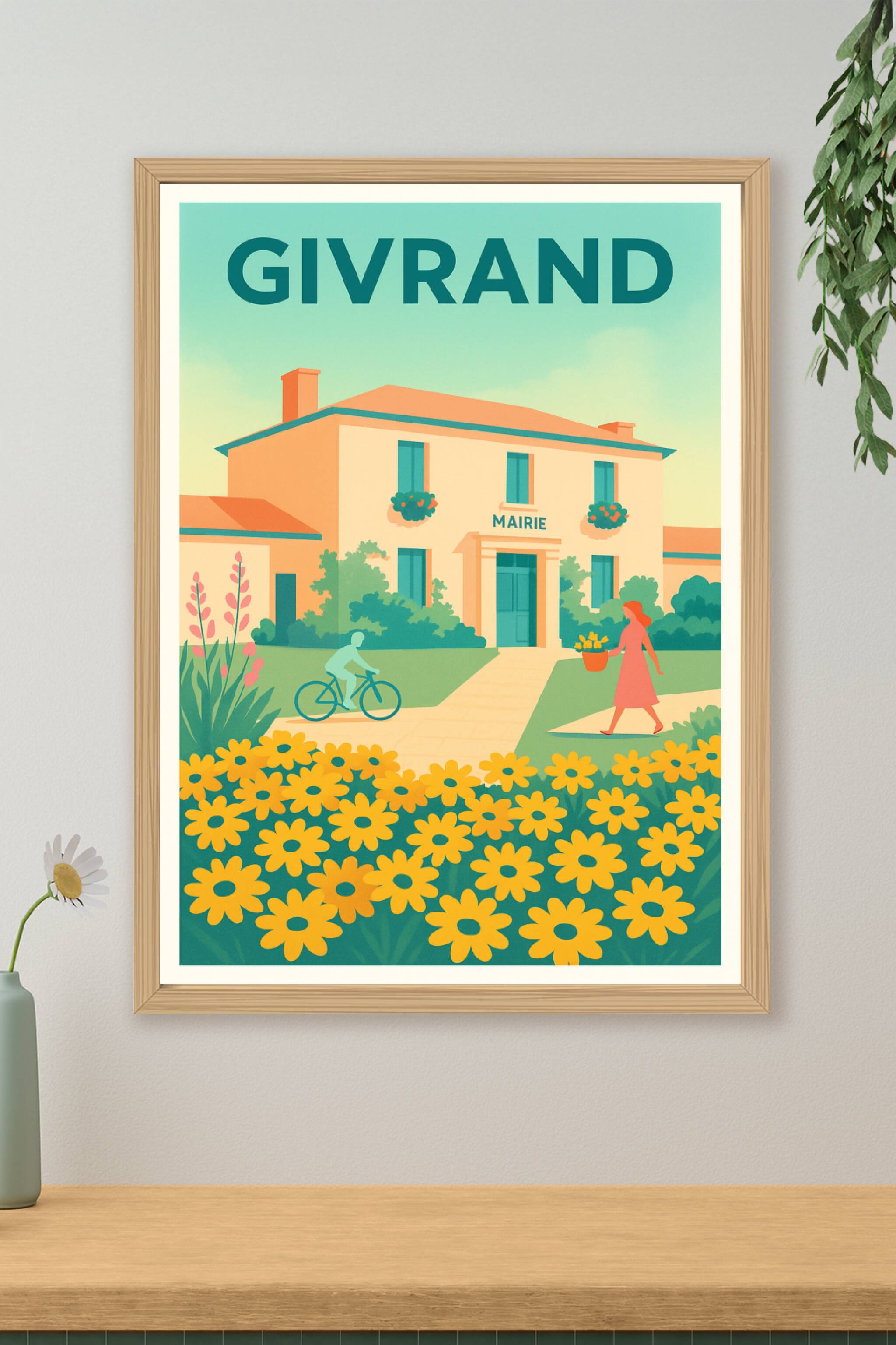 Affiche de Givrand - Charme et douceur au cœur de la mairie