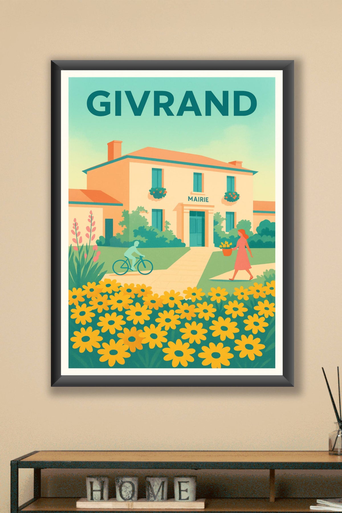 Affiche de Givrand - Charme et douceur au cœur de la mairie