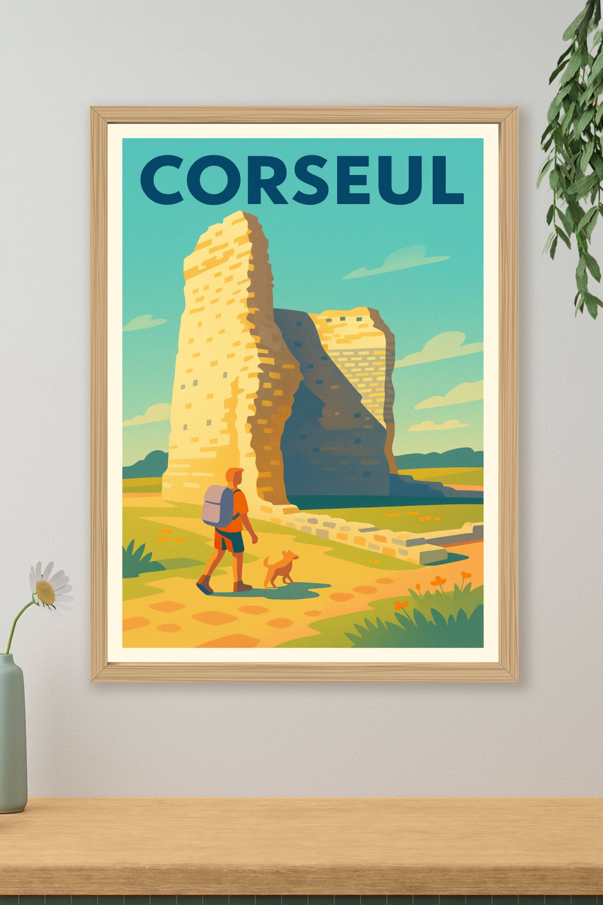 Affiche de Corseul - À la découverte des vestiges historiques