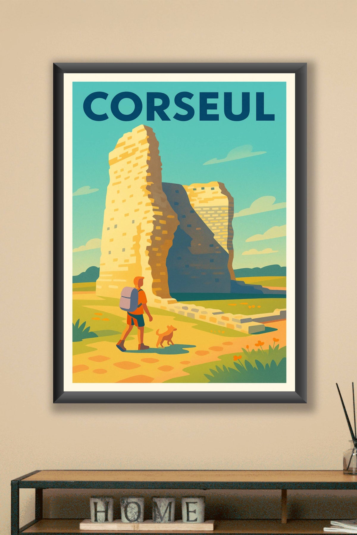 Affiche de Corseul - À la découverte des vestiges historiques