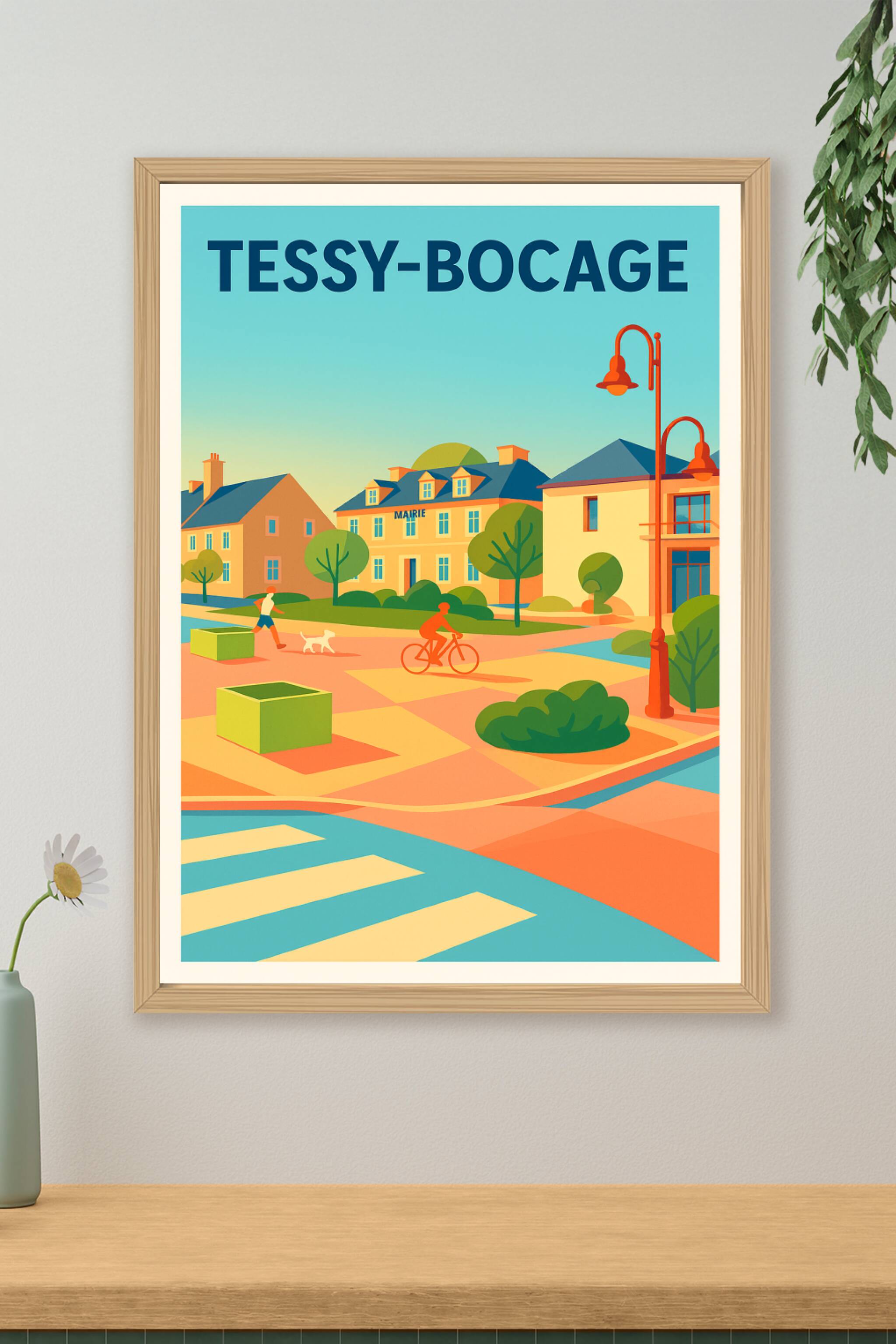 Affiche de Tessy-Bocage - Une douceur de vie au cœur du bocage normand