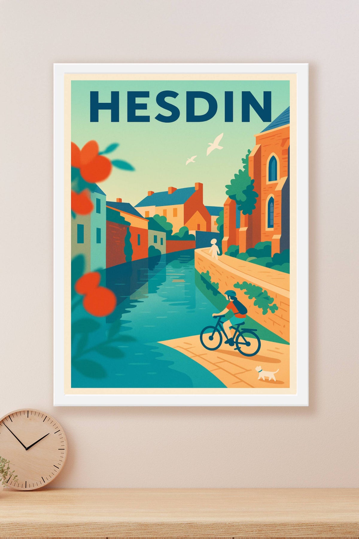 Affiche de Hesdin - Escapade au fil de l'eau