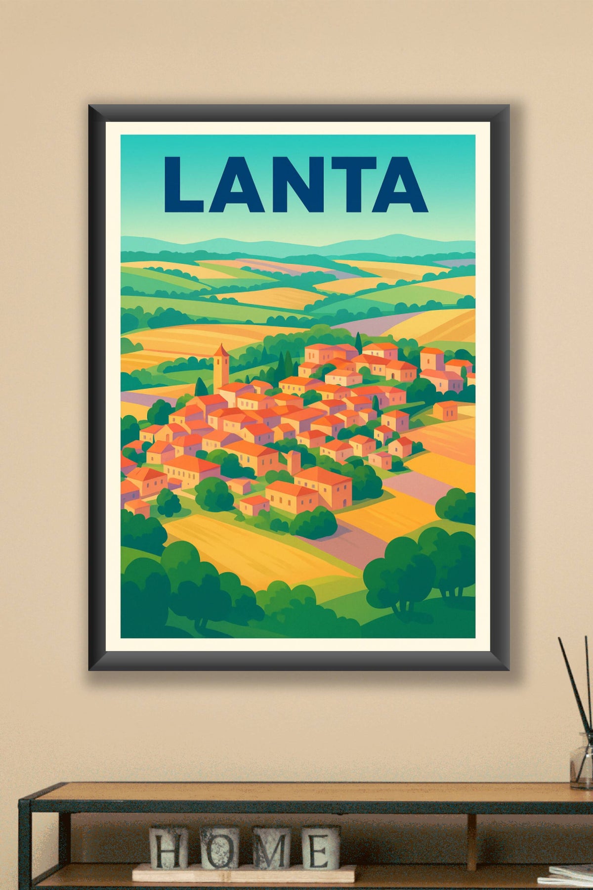 Affiche de Lanta - Charme et douceur de la campagne française