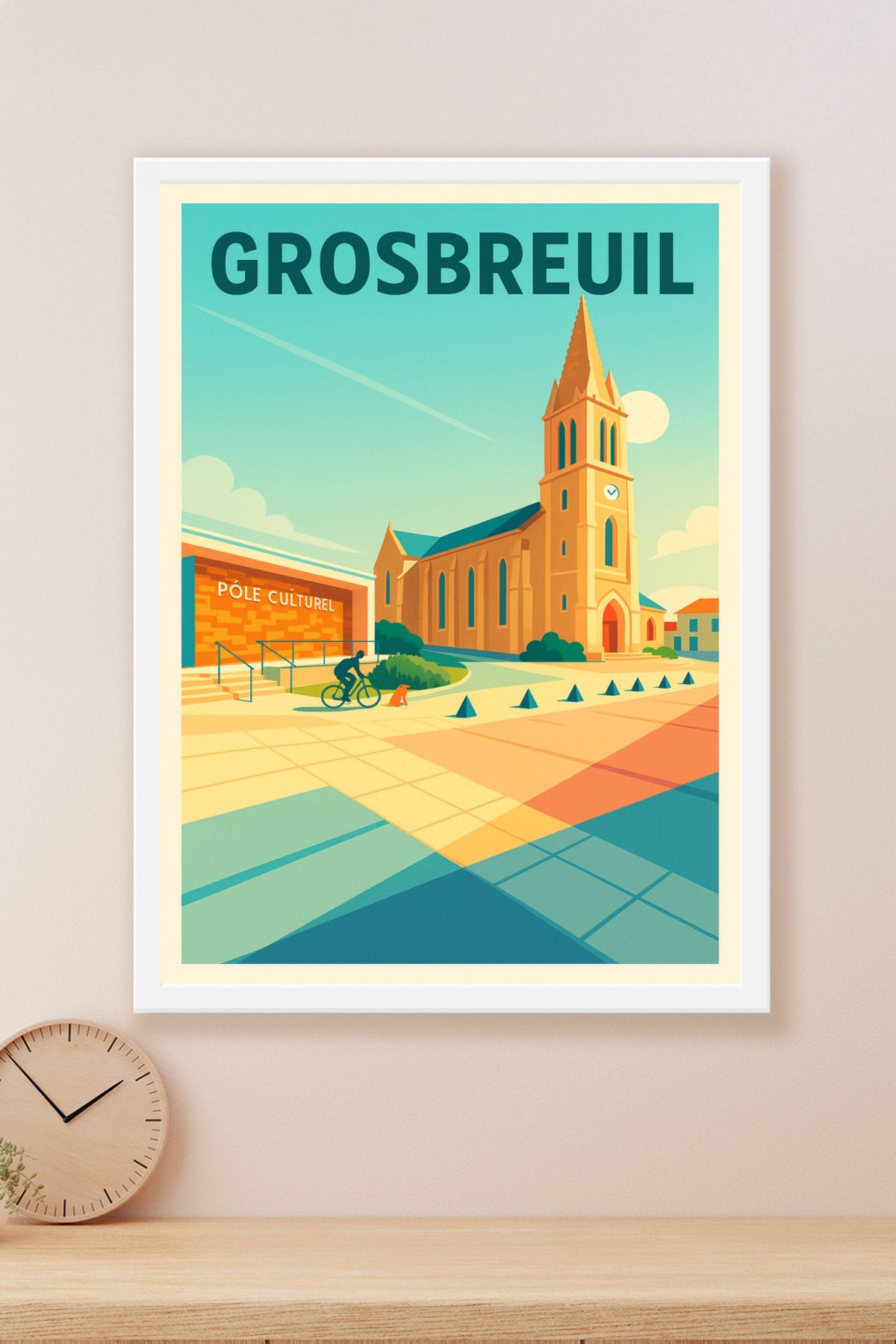Affiche de Grosbreuil - Harmonie entre tradition et modernité