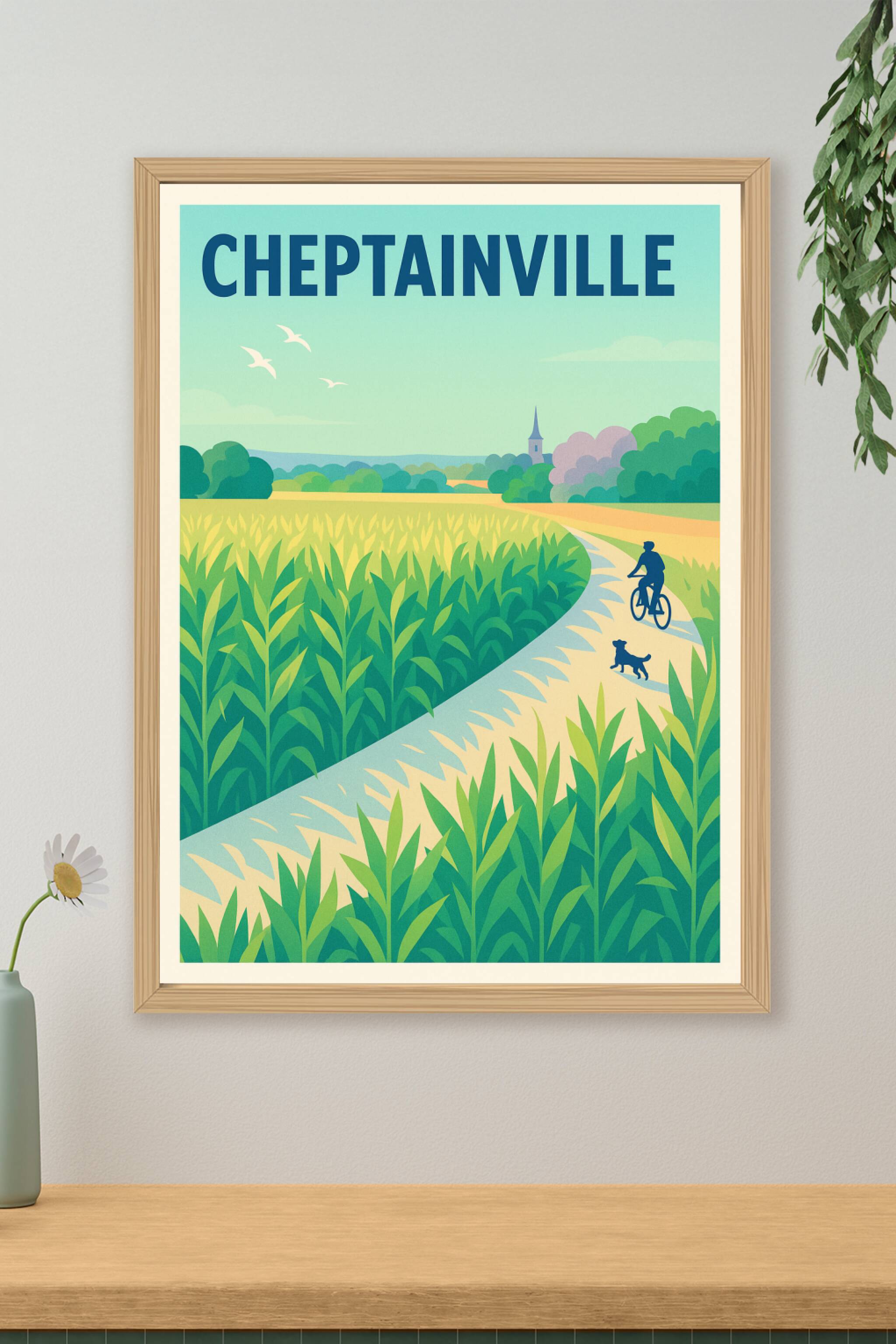 Affiche de Cheptainville - Promenade bucolique en pleine nature