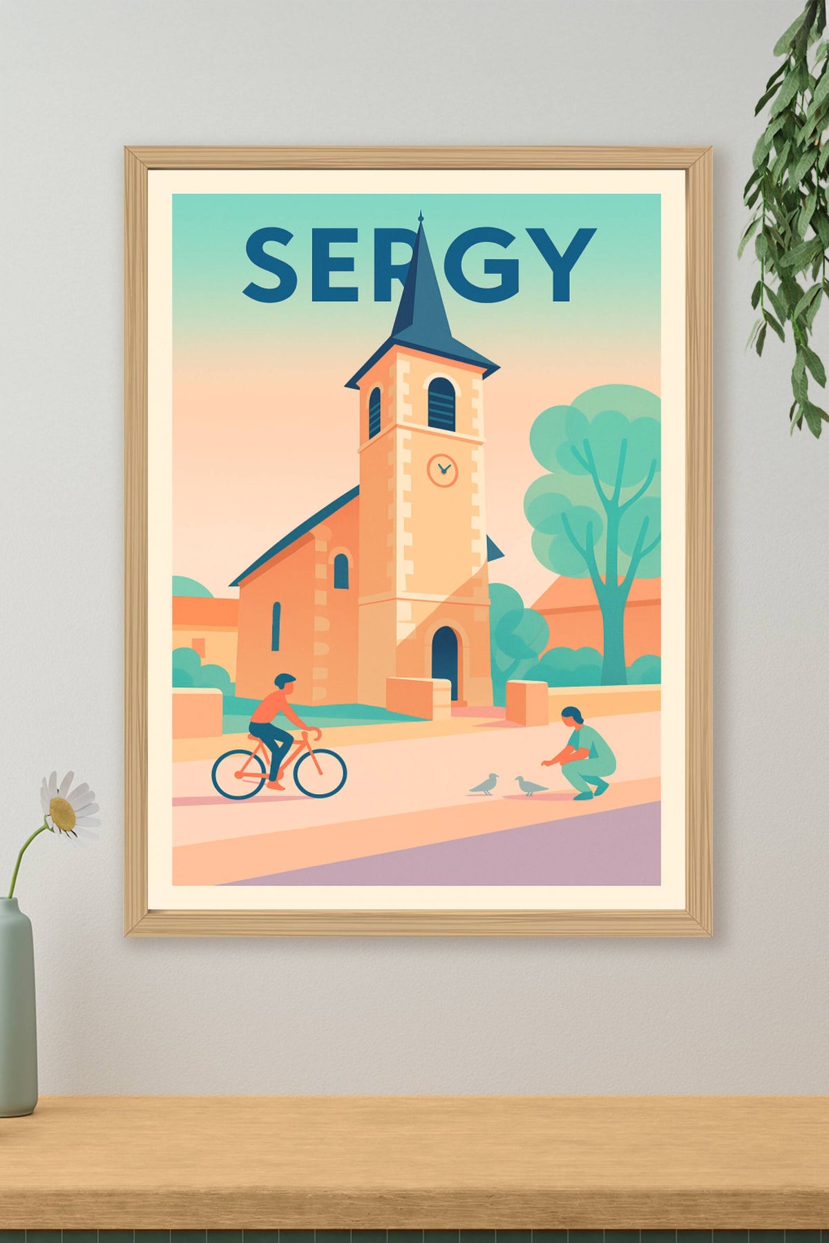 Affiche de Sergy - Charme paisible au cœur du village