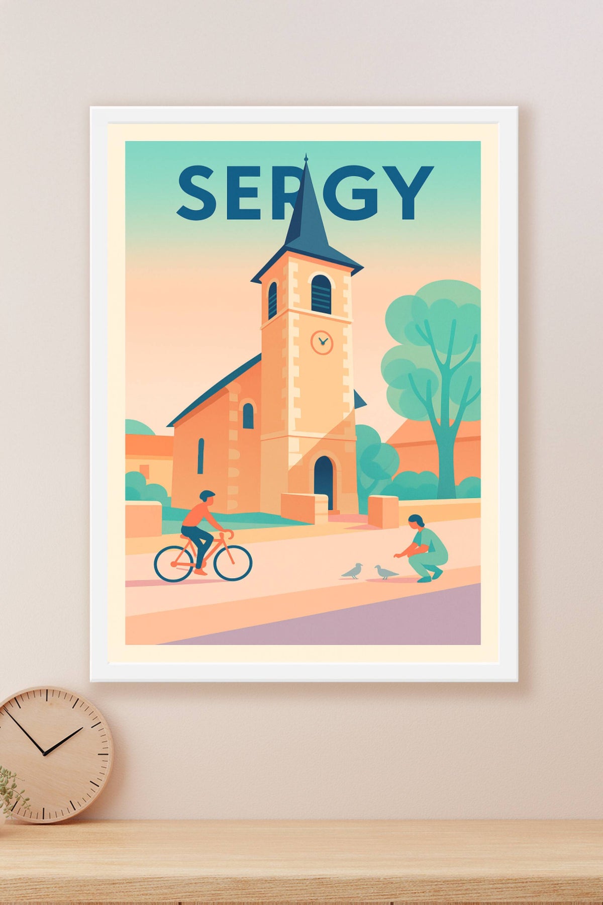 Affiche de Sergy - Charme paisible au cœur du village