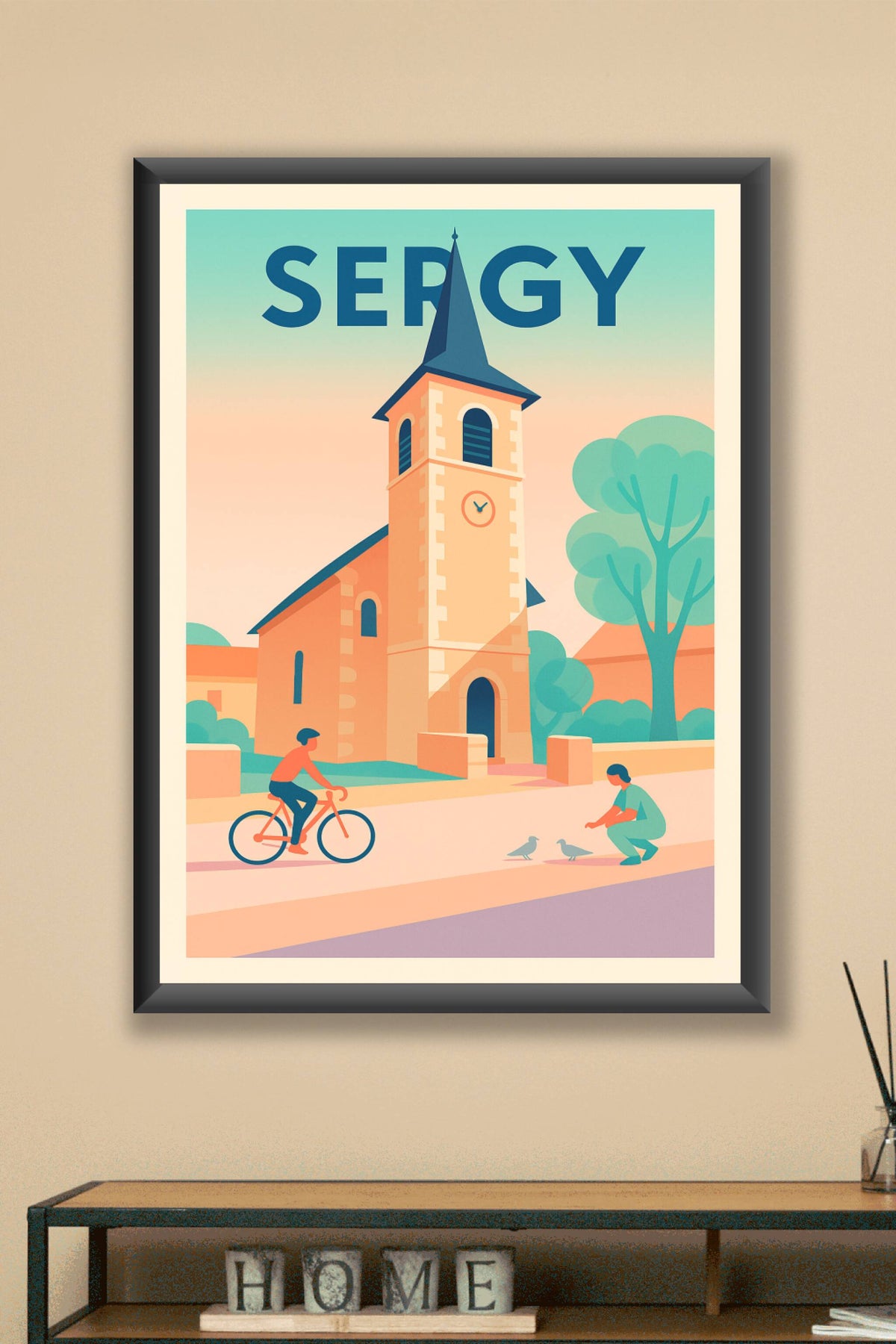 Affiche de Sergy - Charme paisible au cœur du village