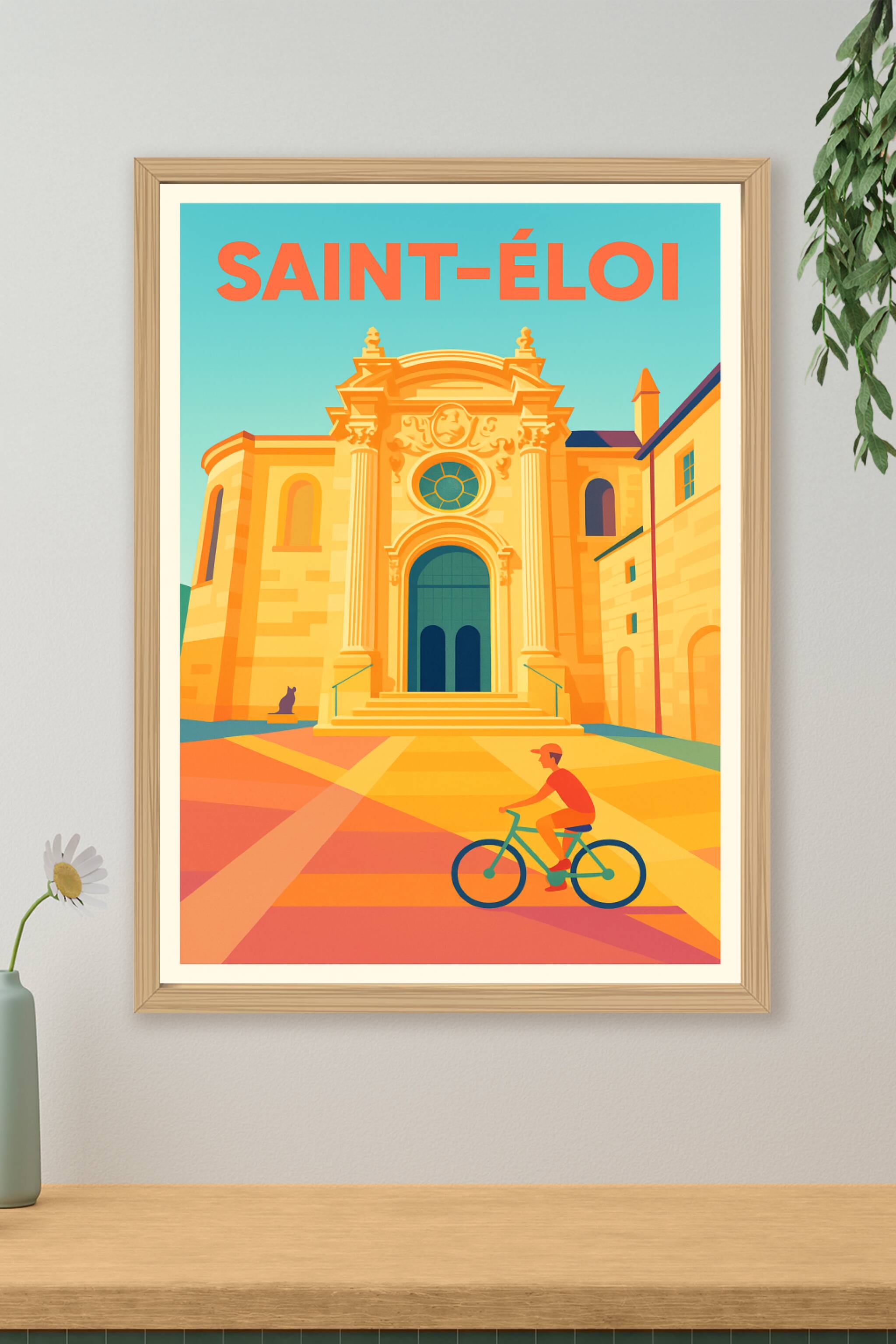 Affiche de Saint-Éloi - Évasion lumineuse au cœur du patrimoine