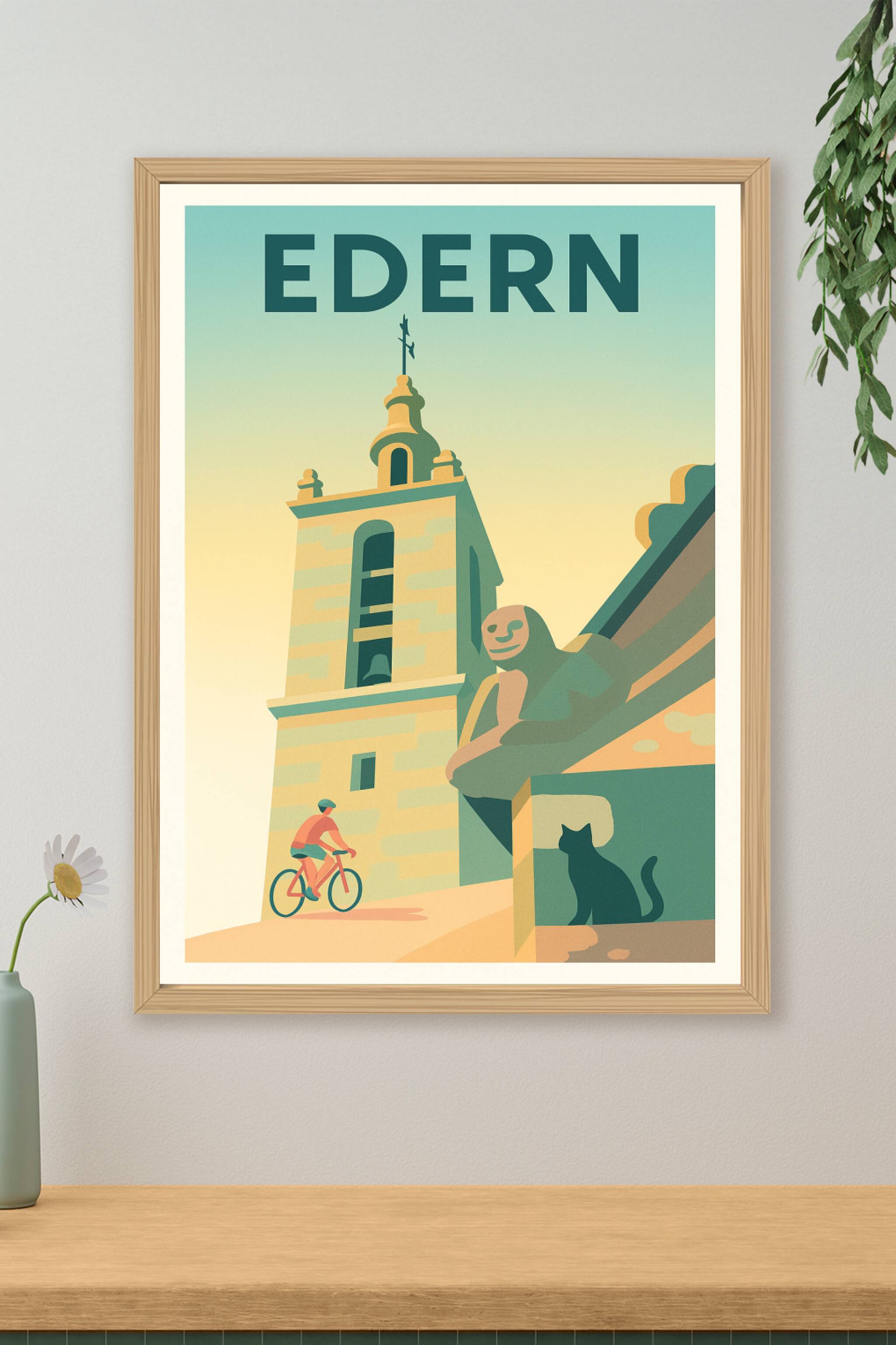 Affiche de Edern - Charme et Sérénité Bretonne
