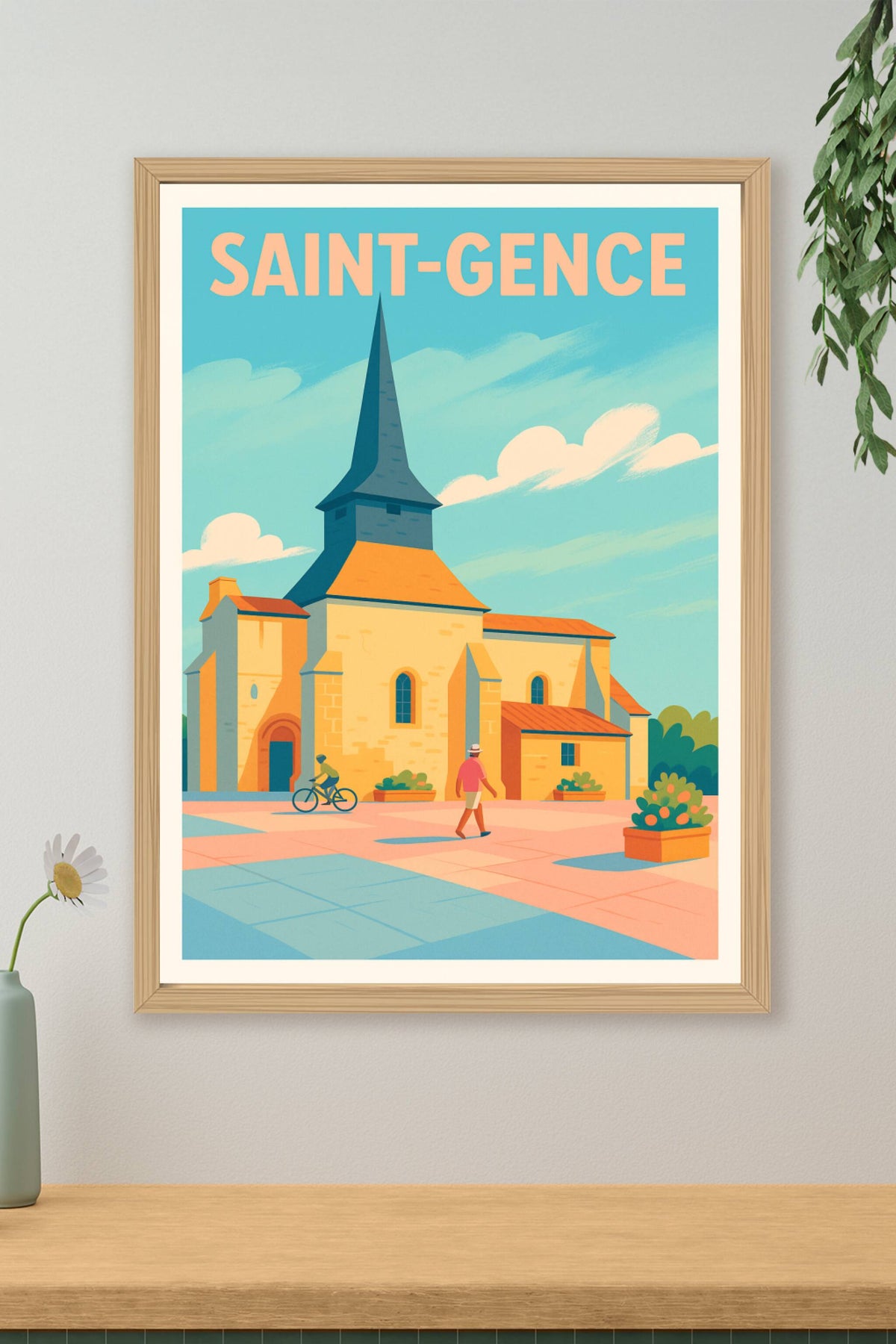 Affiche de Saint-Gence - Découvrez le charme authentique