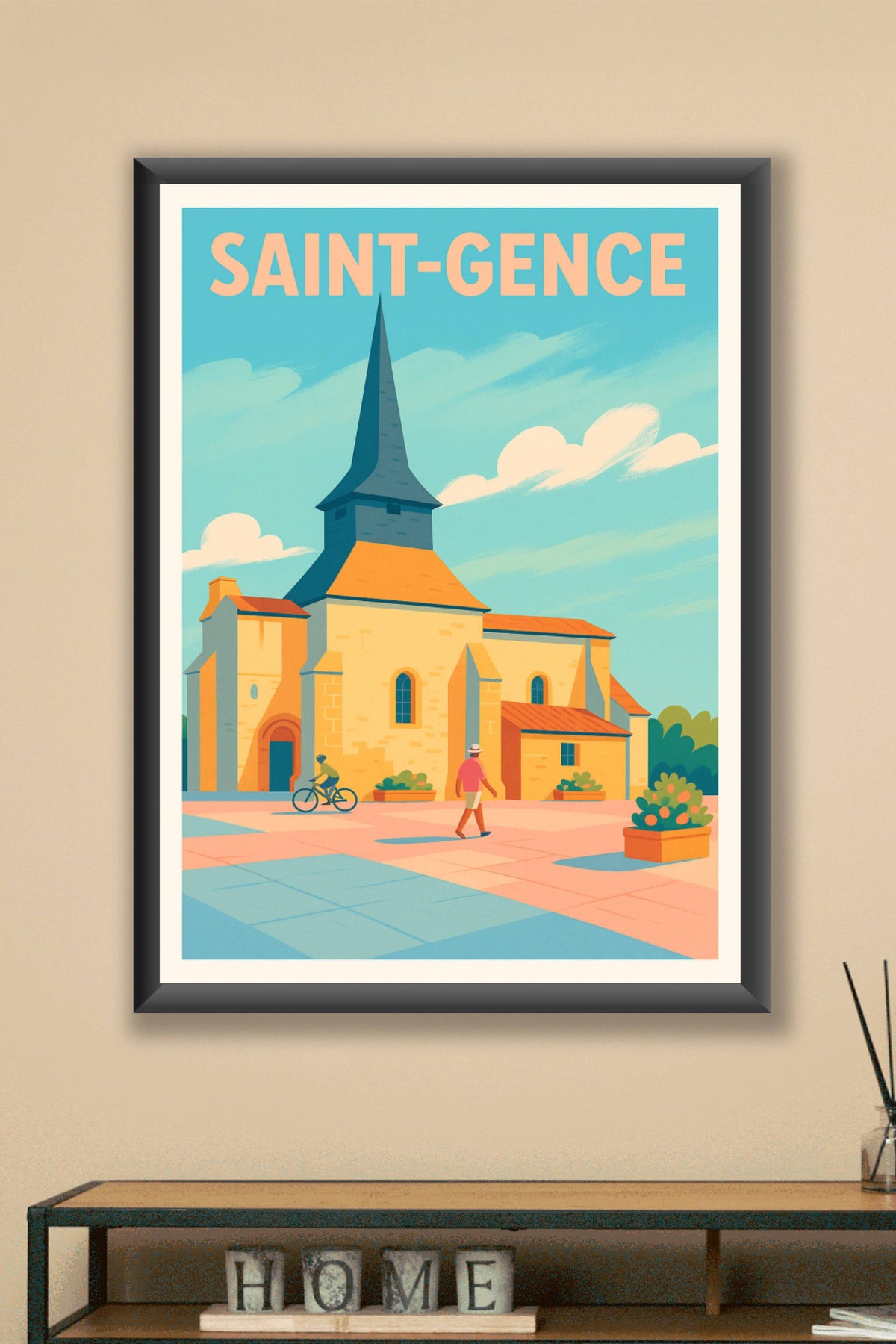 Affiche de Saint-Gence - Découvrez le charme authentique