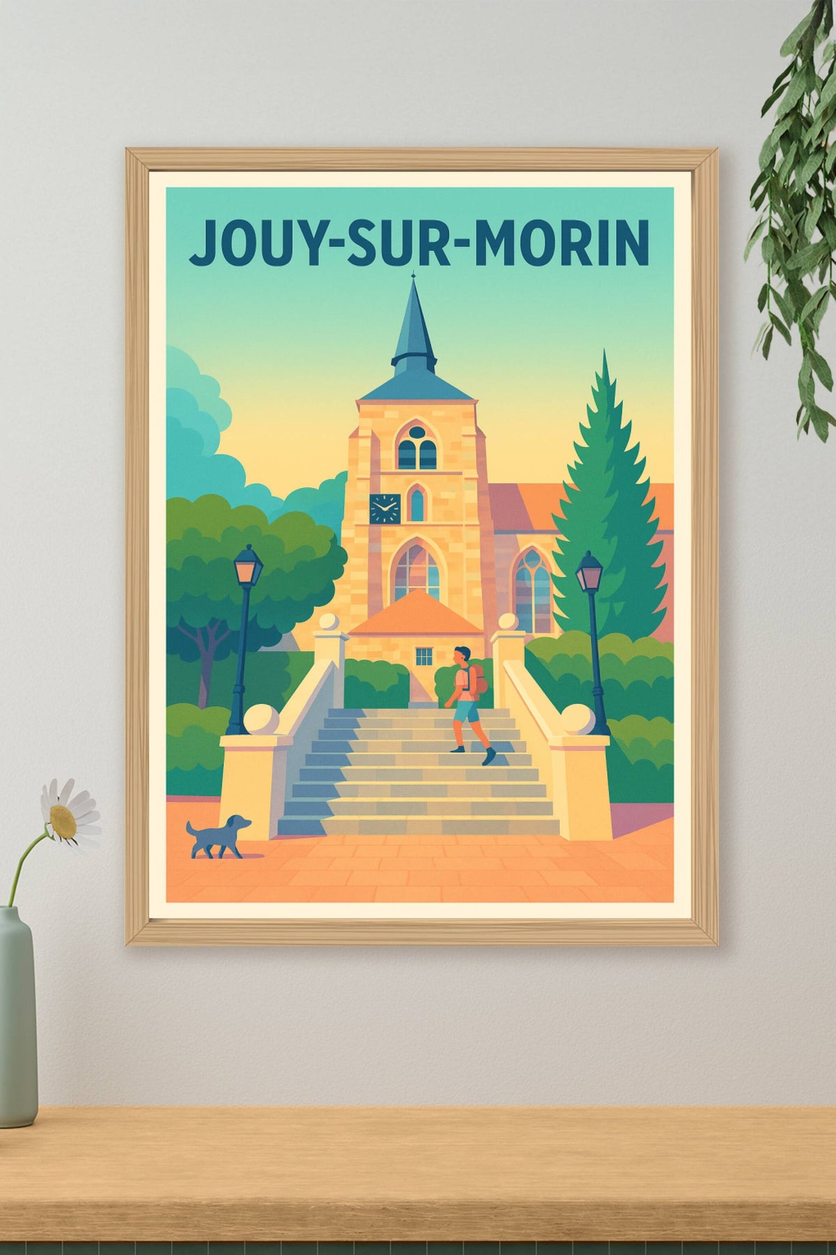 Affiche de Jouy-sur-Morin - L'élégance d'un village au cœur de la nature