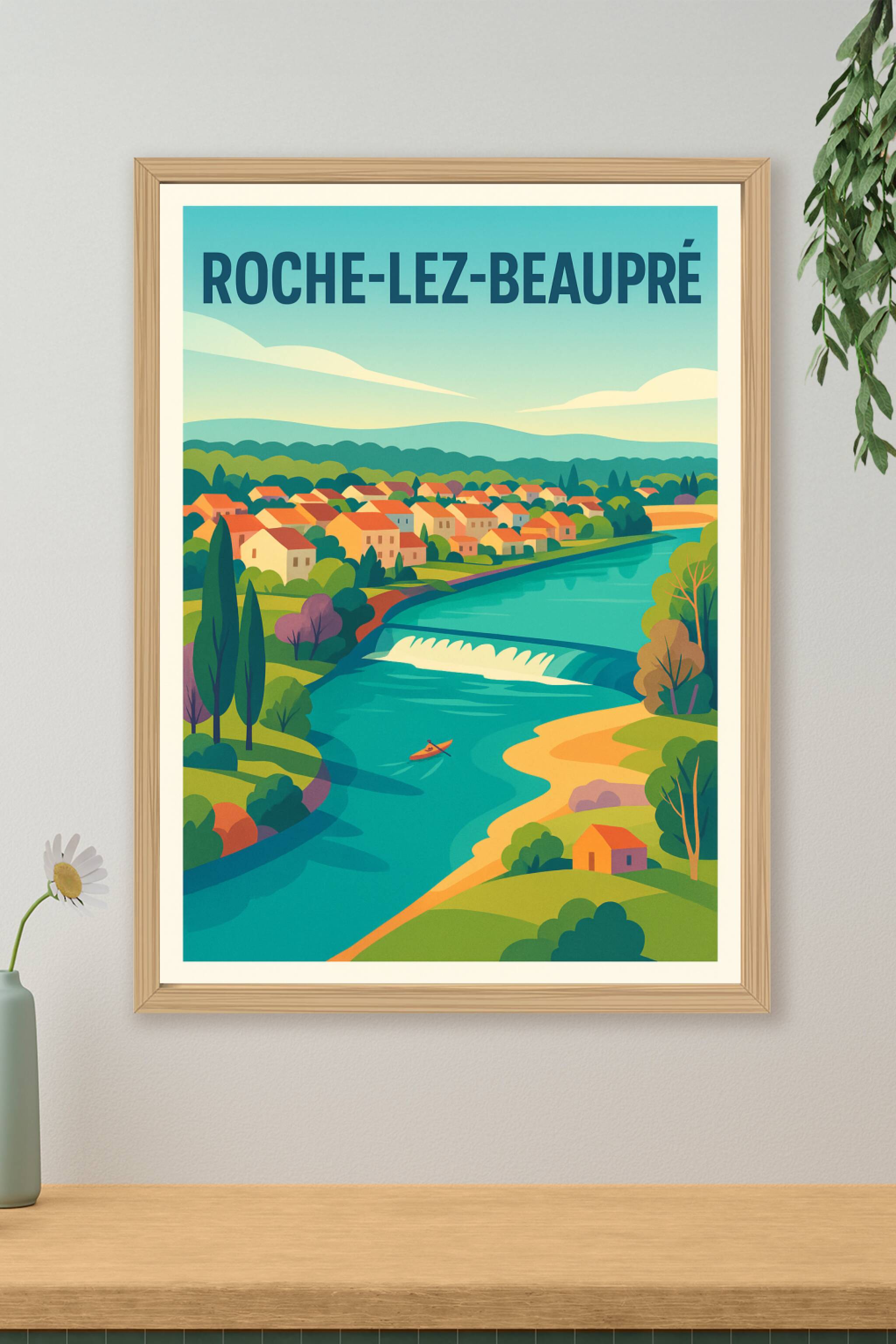 Affiche de Roche-lez-Beaupré - Harmonie entre nature et village