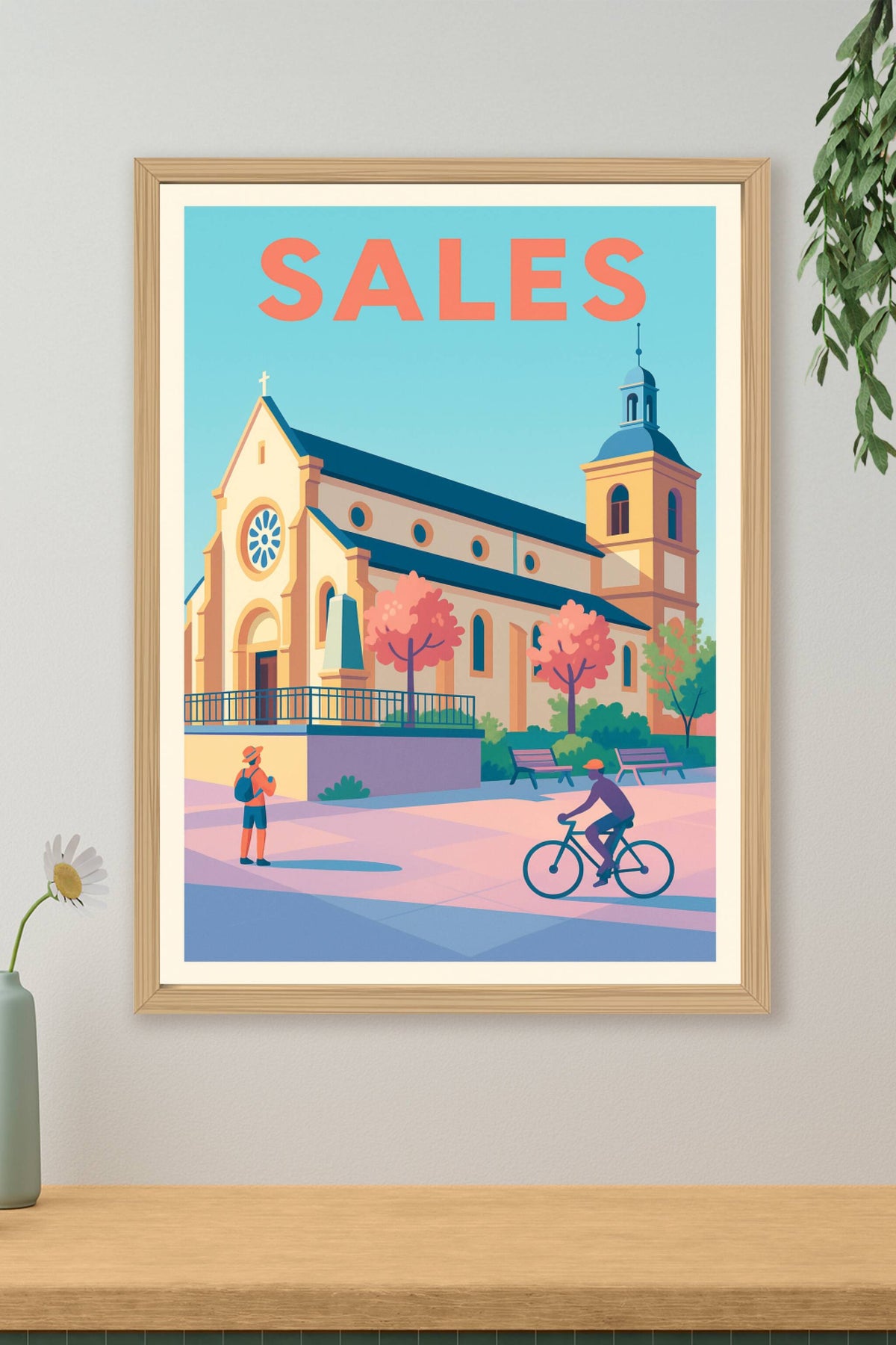 Affiche de Sales - Charme et Sérénité d'un Village Authentique