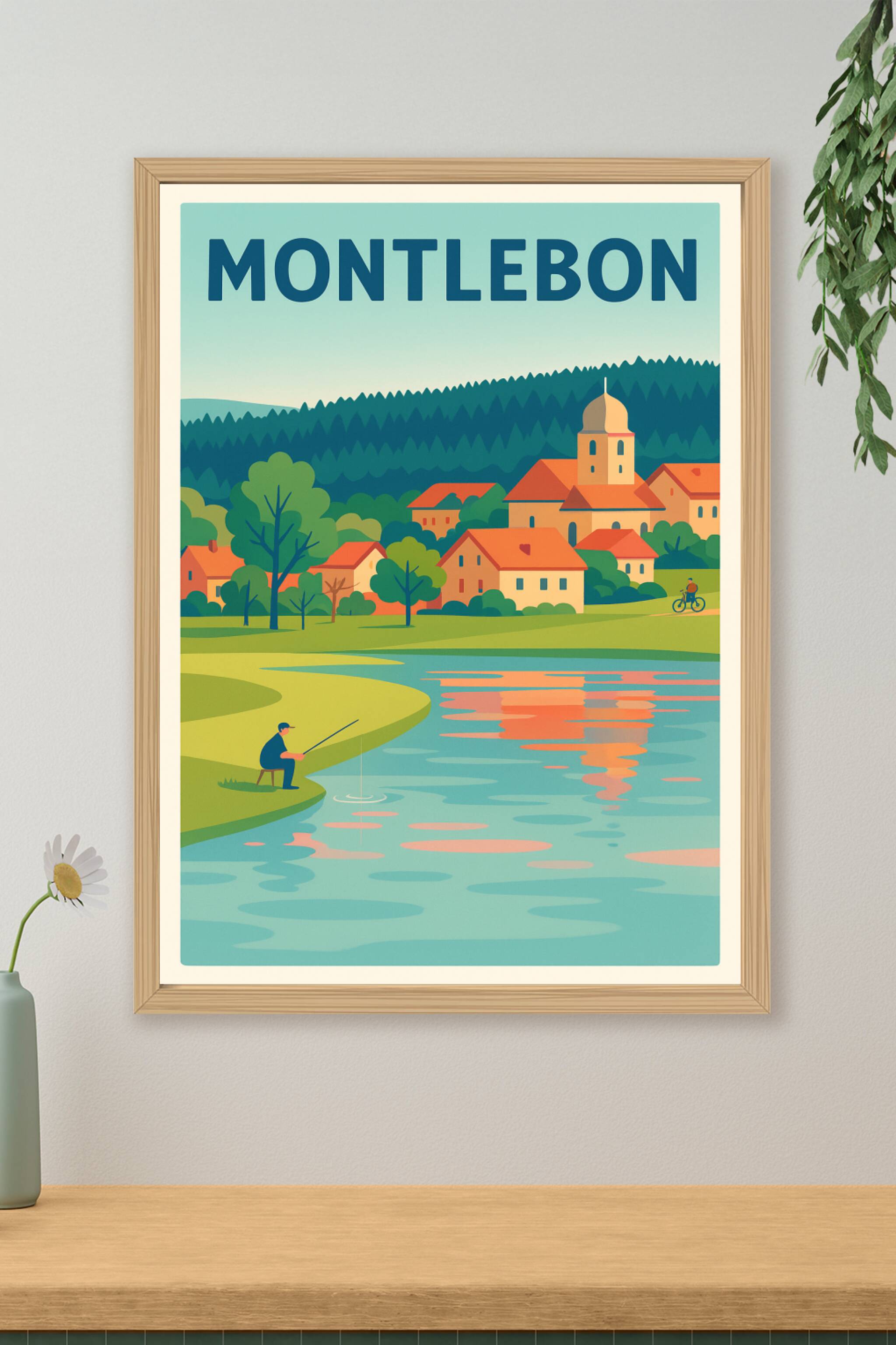 Affiche de Montlebon - Escapade paisible au cœur de la nature
