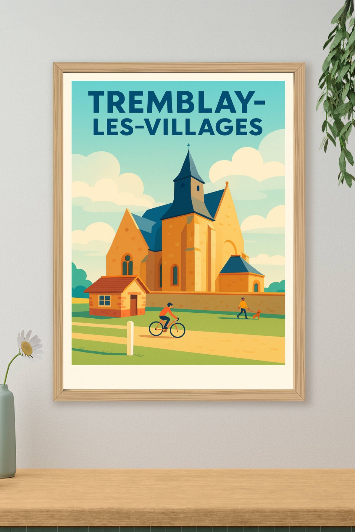 Affiche de Tremblay-les-Villages - Charme pittoresque à l'horizon
