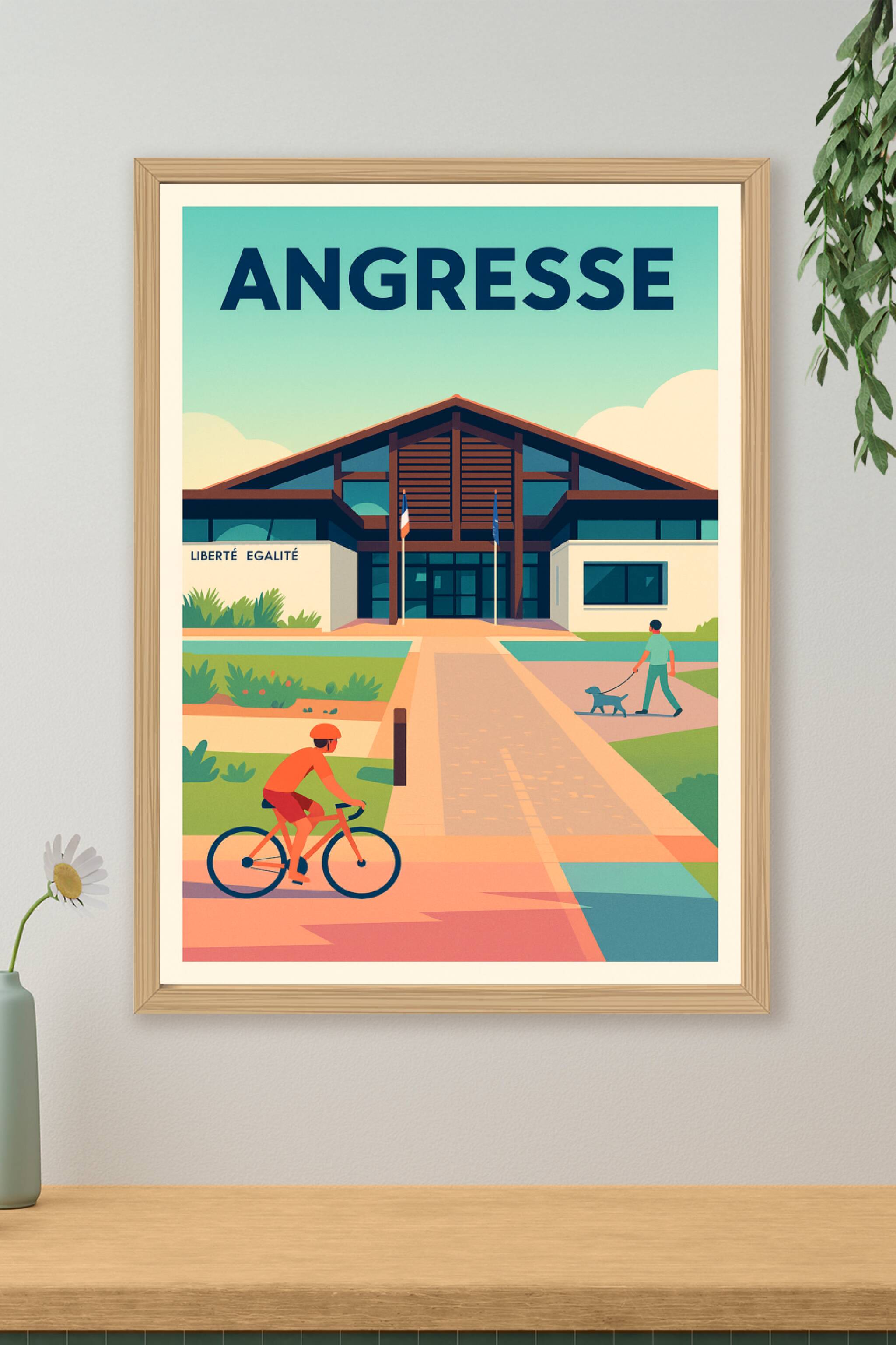 Affiche de Angresse - Charme et douceur de vivre en plein air