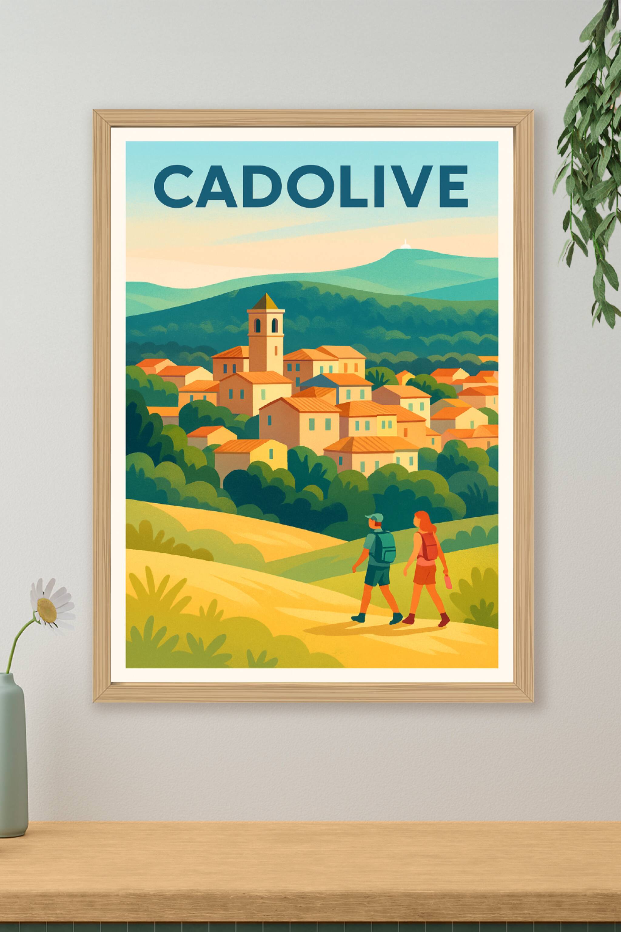Affiche de Cadolive - Un havre de paix provençal à découvrir