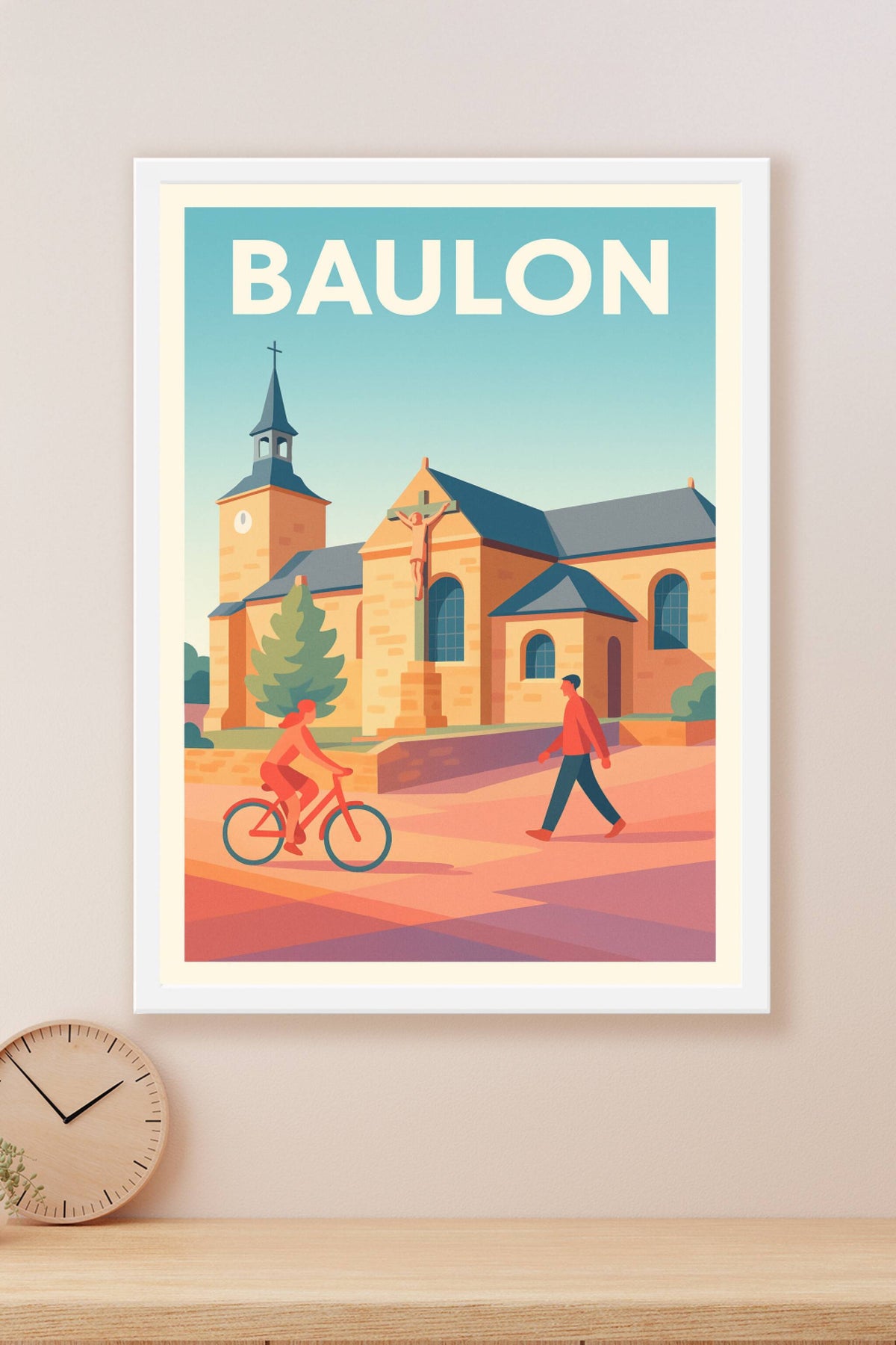 Affiche de Baulon - Charme et sérénité au cœur du village