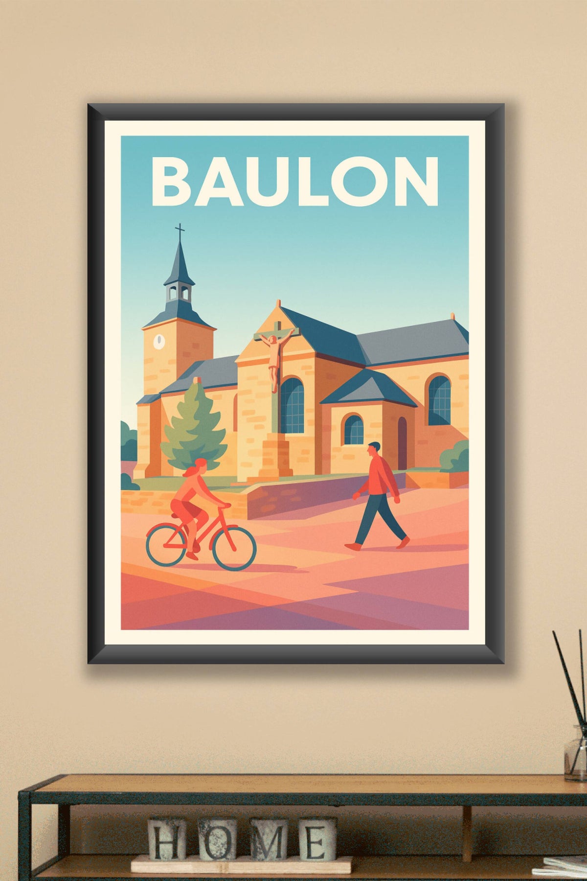 Affiche de Baulon - Charme et sérénité au cœur du village