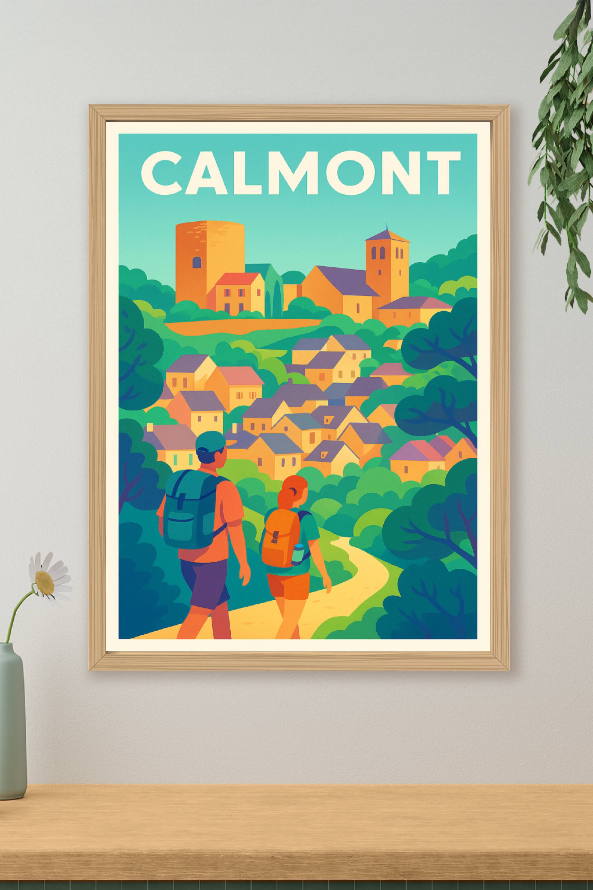 Affiche de Calmont - Une escapade colorée au cœur du village