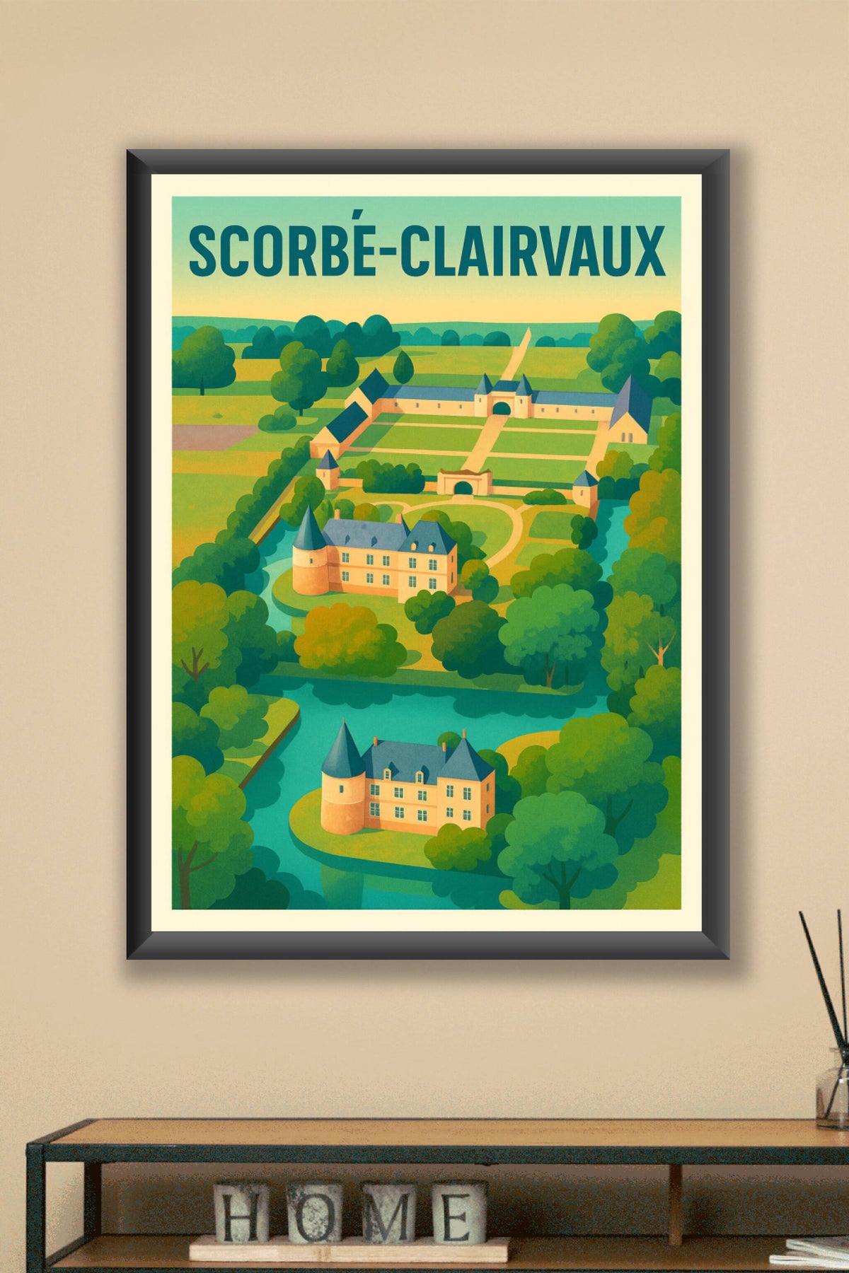 Affiche de Scorbé-Clairvaux - L'élégance et la sérénité d'un paysage d'exception