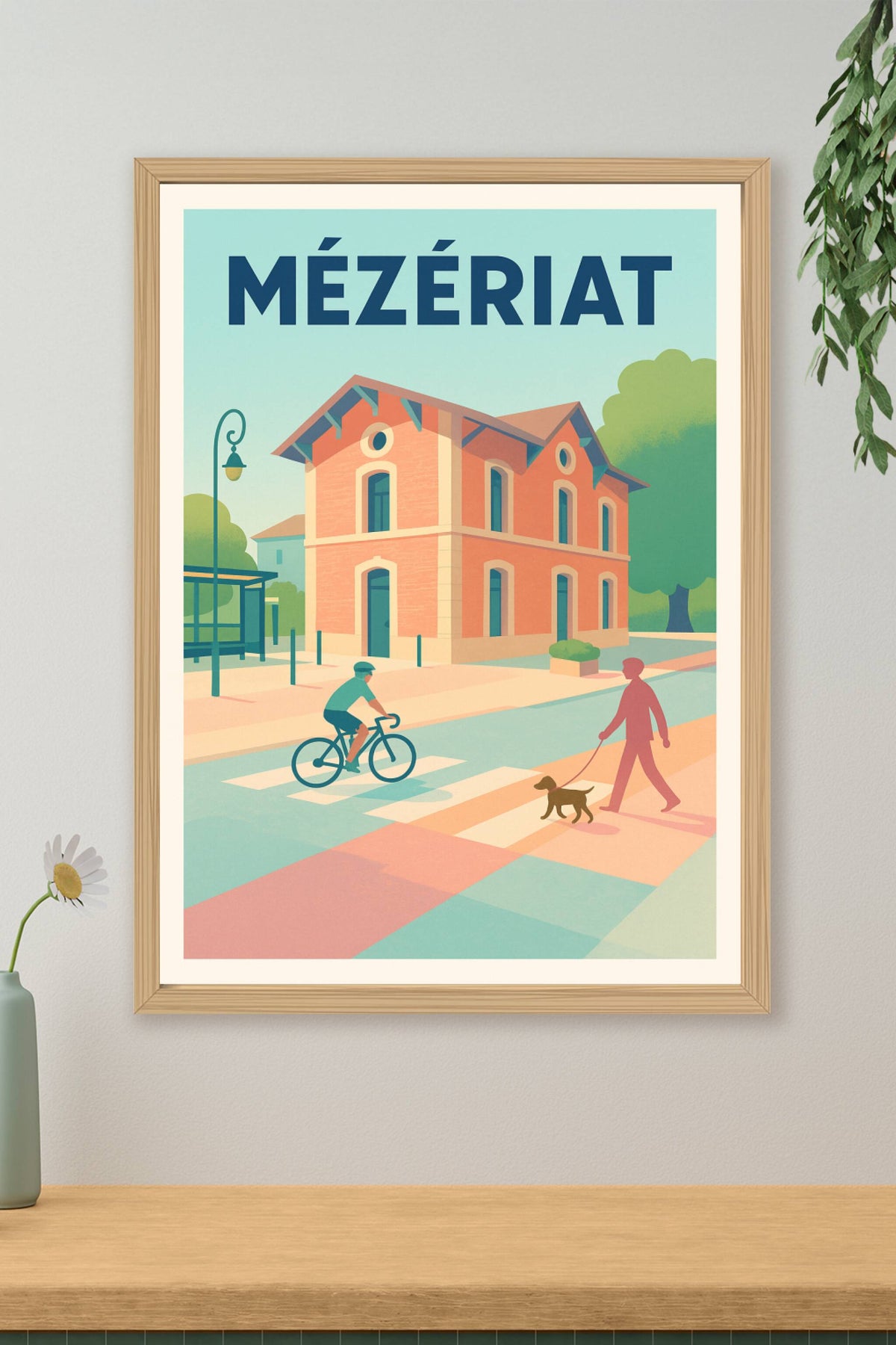 Affiche de Mézériat - Douceur de vie au cœur du village