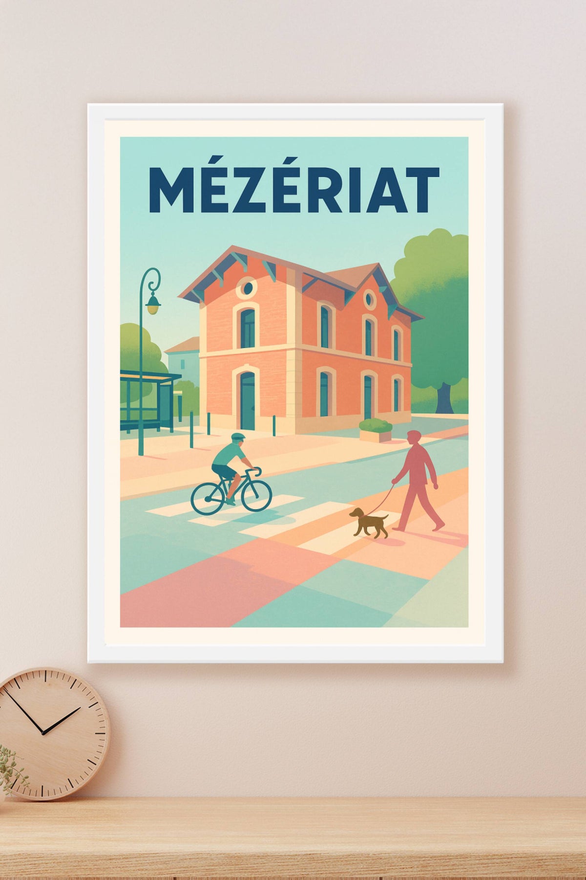 Affiche de Mézériat - Douceur de vie au cœur du village