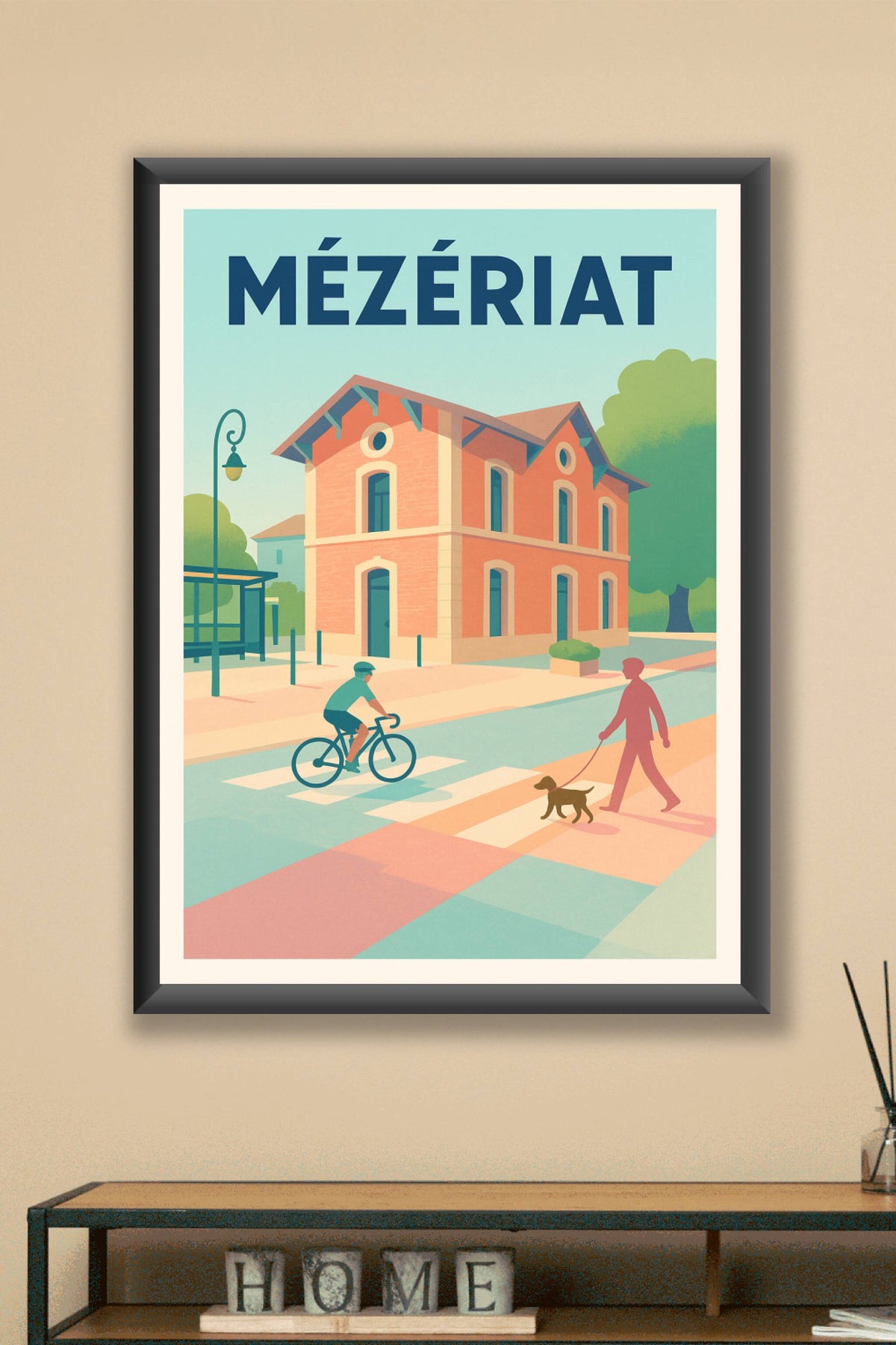 Affiche de Mézériat - Douceur de vie au cœur du village