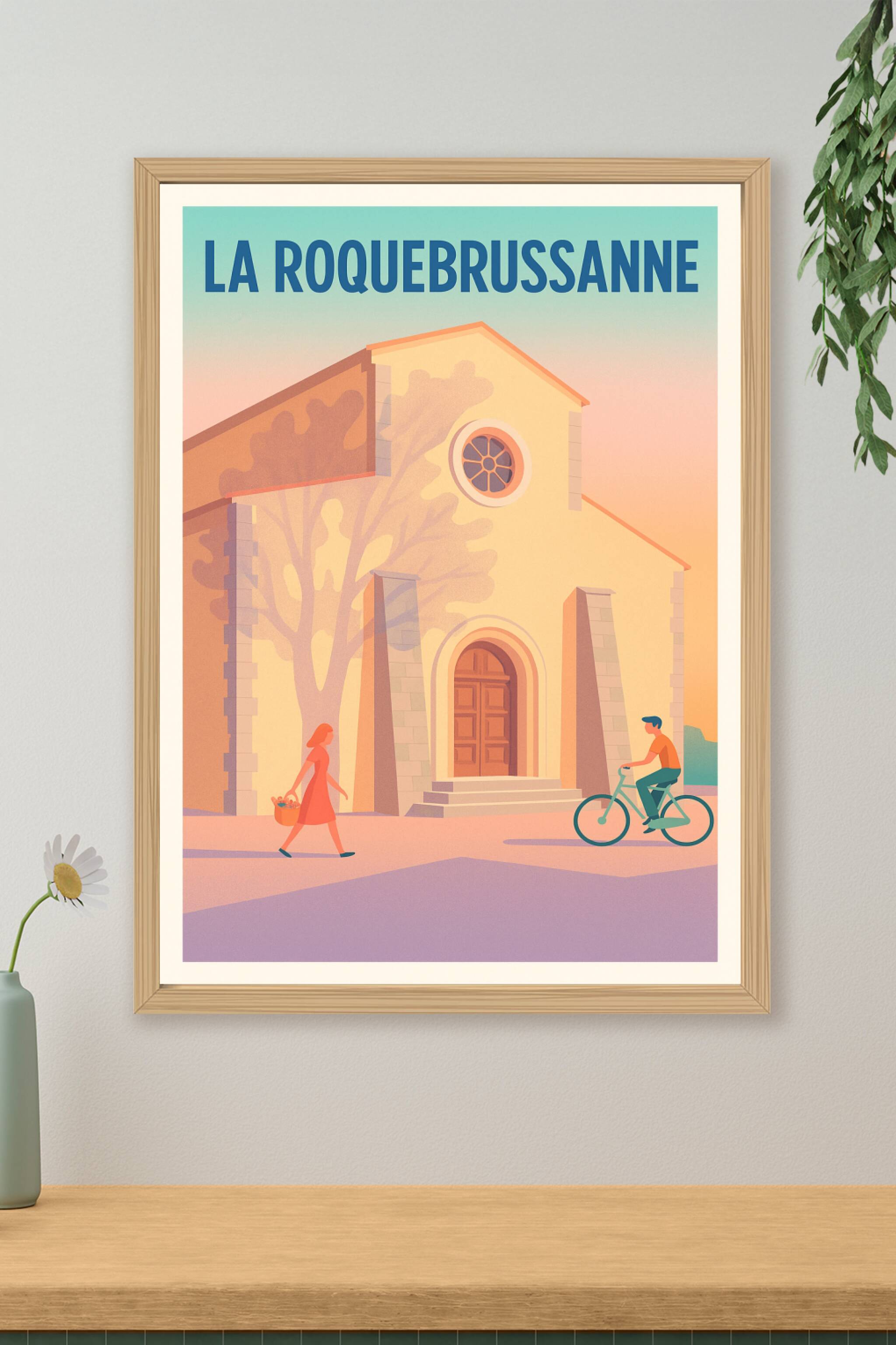 Affiche de La Roquebrussanne - Charme et douceur provençale