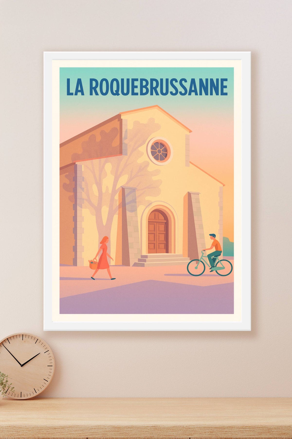 Affiche de La Roquebrussanne - Charme et douceur provençale