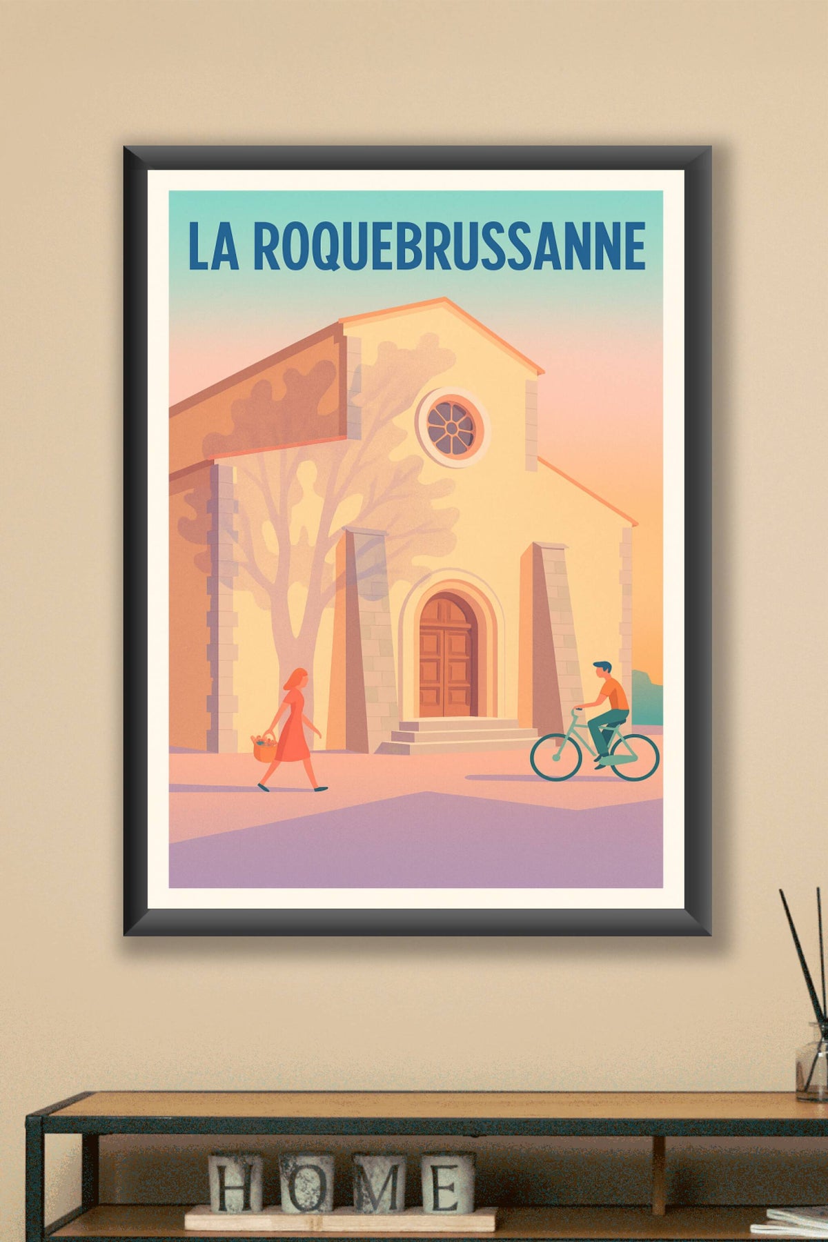 Affiche de La Roquebrussanne - Charme et douceur provençale